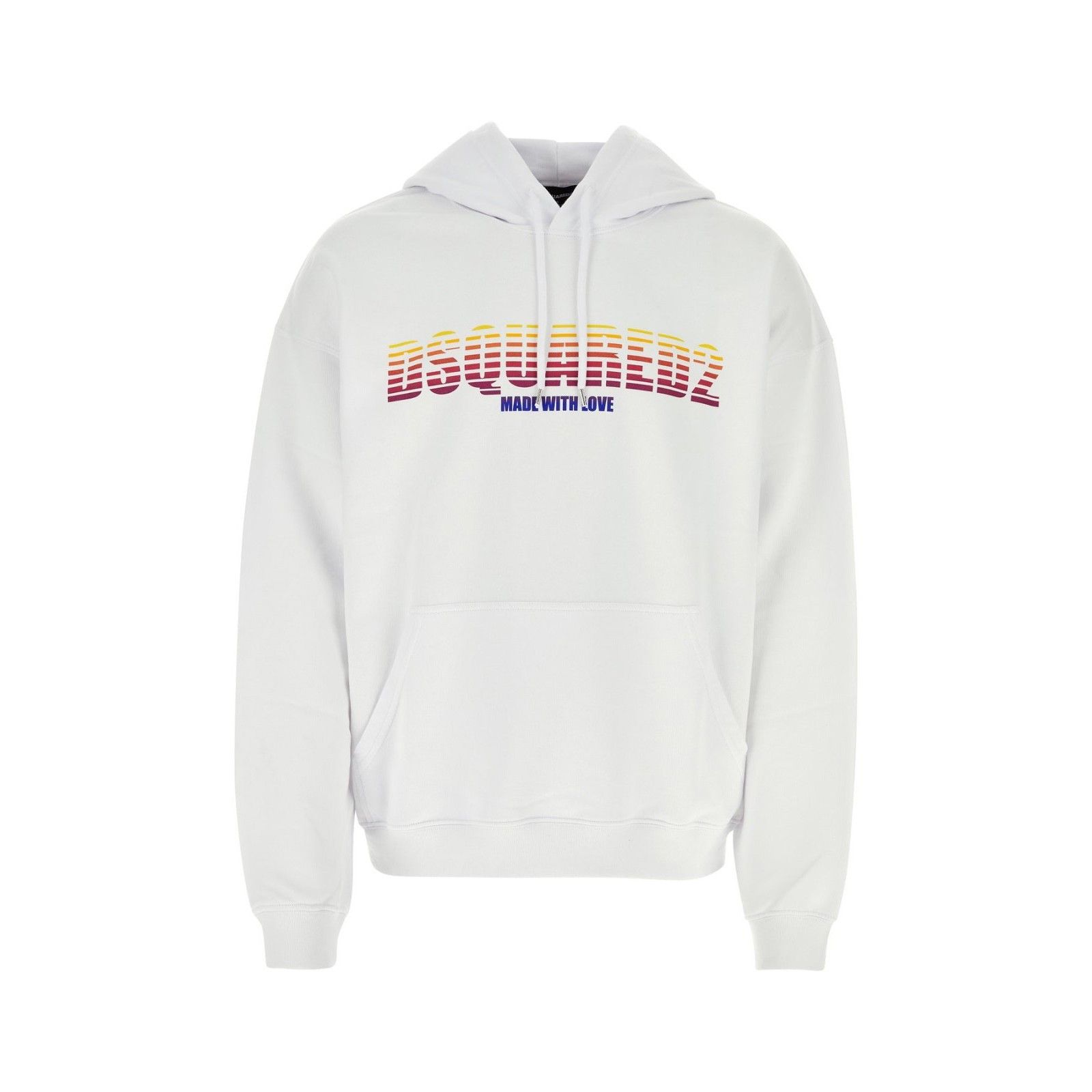 Dsquared2 DSQUARED2 White Cotton Sweatshirt New & Authentic (Men's siz Size US L / EU 52-54 / 3 - 1 Thumbnail