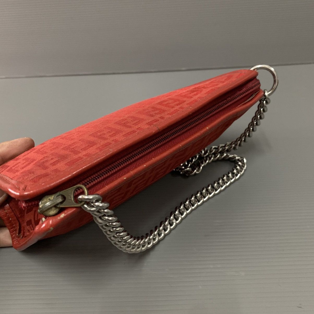 Fendi Fendi Small Chain Pochette Clutch Bag Size ONE SIZE - 13 Thumbnail