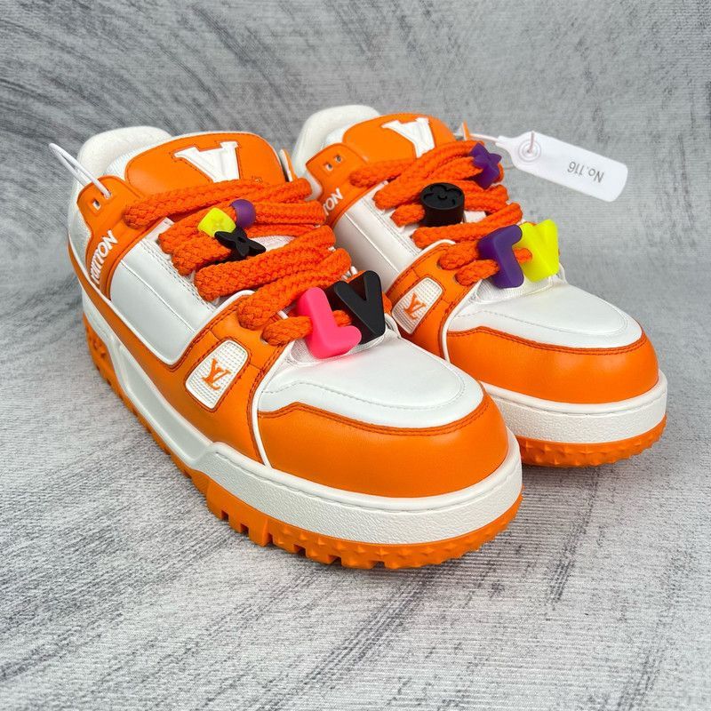 Louis Vuitton Louis Vuitton Trainer Maxi Low-Top Fashion Sneakers -2508 Size US 9.5 / EU 42-43 - 6 Thumbnail