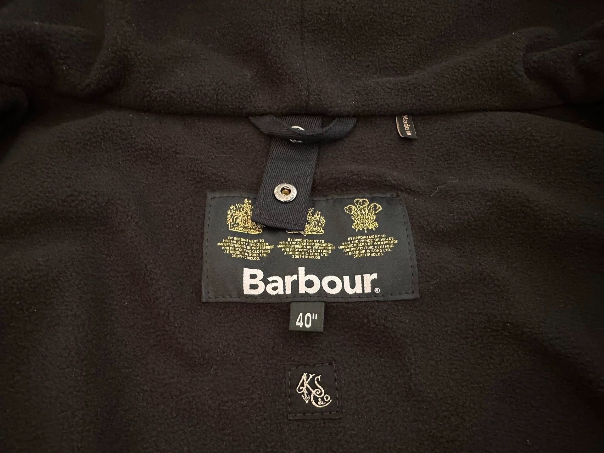 Kaptain Sunshine KAPTAIN SUNSHINE X BARBOUR Big Transport Hooded 2-3x 40 Size US XXS / EU 40 - 4 Thumbnail