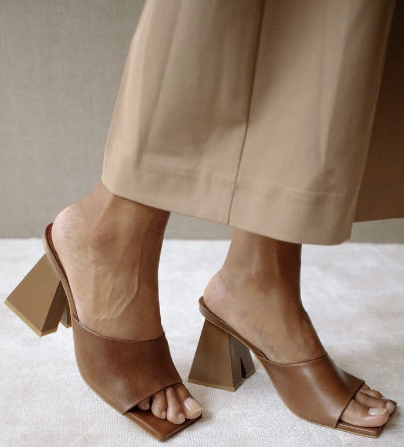 ALOHAS ALOHAS Dune Mule Sandals Ivory – Size 38 Size US 8 / IT 38 - 6 Thumbnail