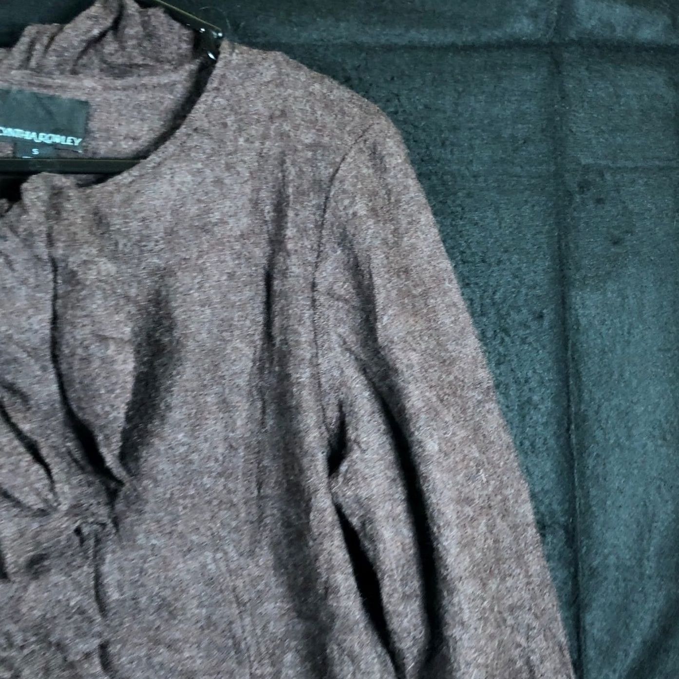 Cynthia Rowley Cynthia Rowley Womens Sweater Brown Full Zip Ruffle 100% Wool Zip Sleeves Small Size S / US 4 / IT 40 - 5 Thumbnail