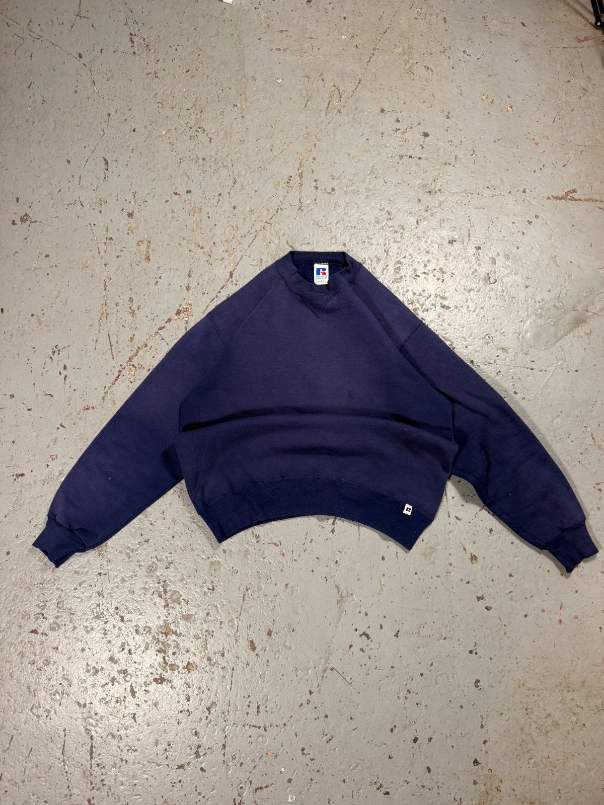 Russell Athletic Vintage Sun Faded Russell Athletics Blank Crewneck Sweater Size US L / EU 52-54 / 3 - 1 Thumbnail