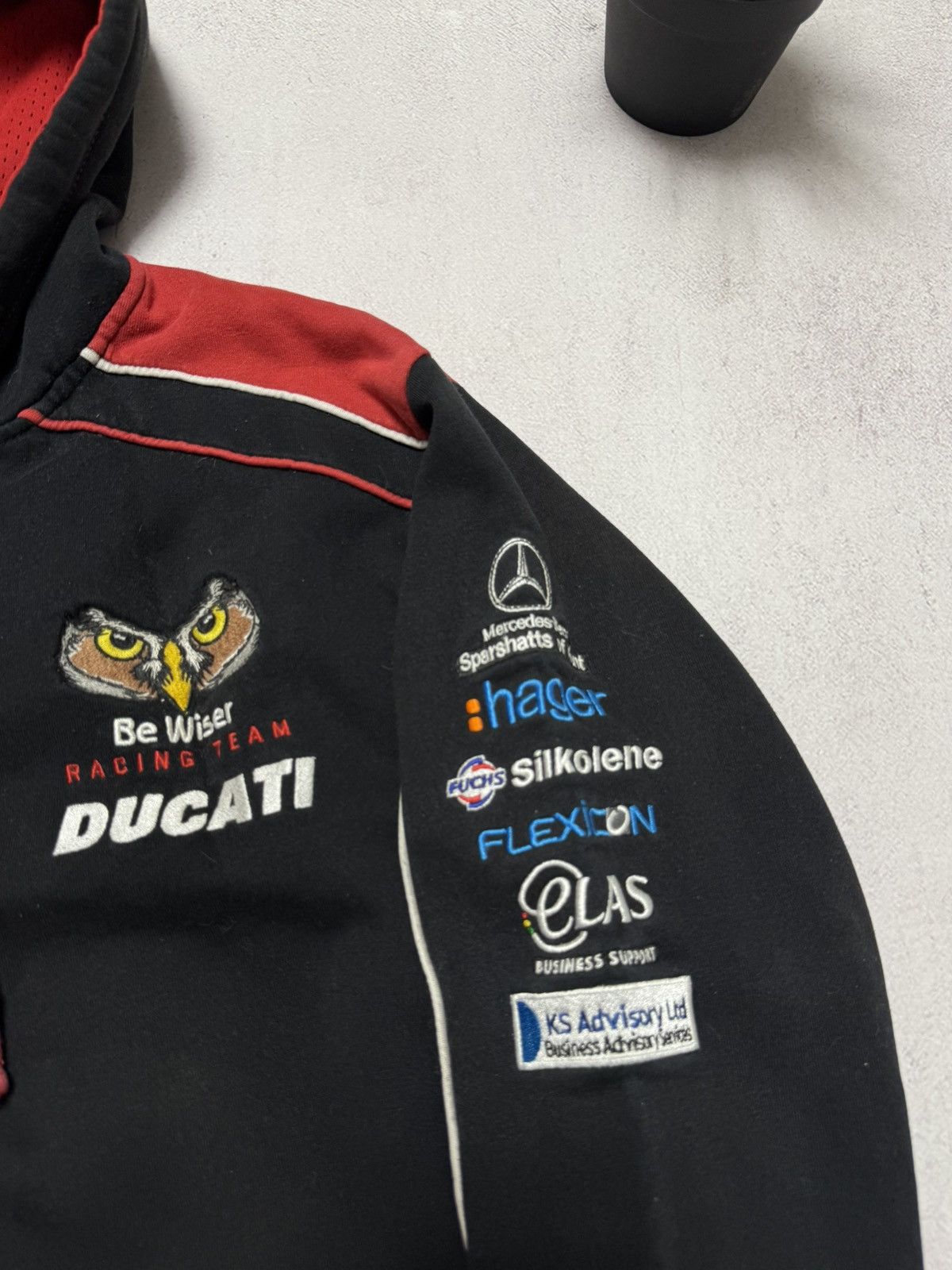 Ducati × Formula 1 Vintage Ducati Racing Hoodie Jacket Formula 1 Black 90s Size US S / EU 44-46 / 1 - 7 Thumbnail