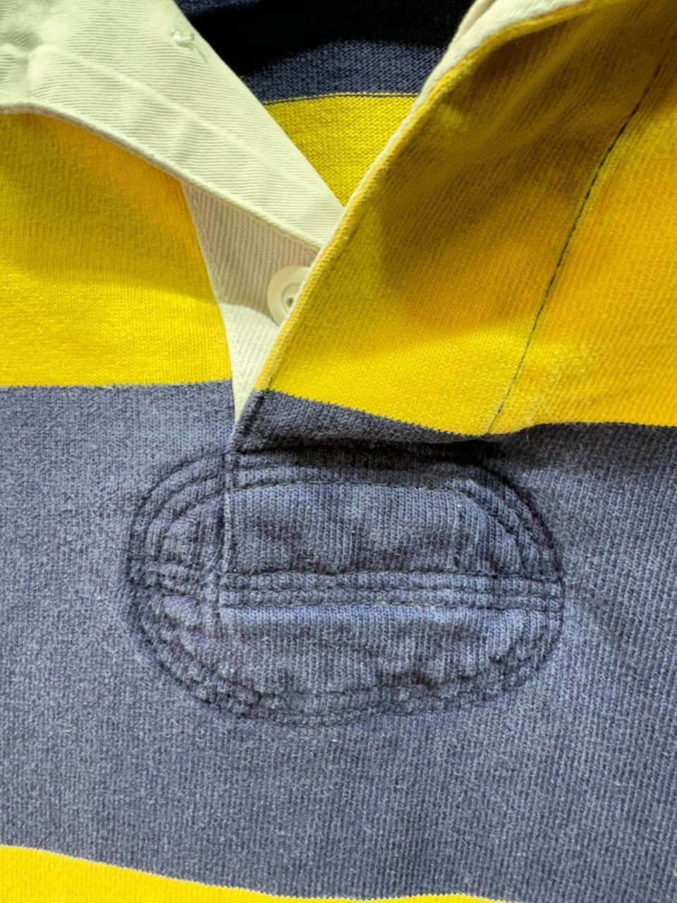 Vintage Polo Ralph Lauren Rugby Stripped Shirt Vintage Size US S / EU 44-46 / 1 - 4 Thumbnail