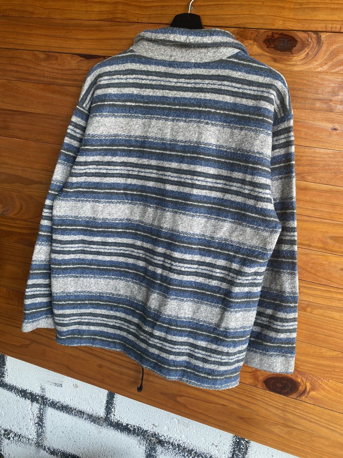 Vintage Vintage Top Scot Striped Half-Zip Pullover Sweater – 80s/90s Size US S / EU 44-46 / 1 - 10 Thumbnail