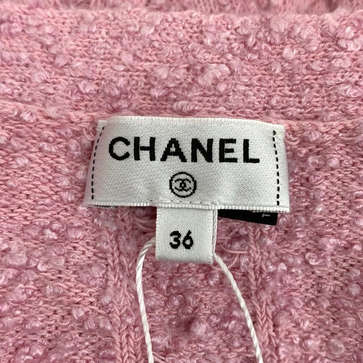 Chanel Chanel Cable Knit V-neck Long Sleeve Cardigan Dress K26WX Size S / US 4 / IT 40 - 6 Thumbnail