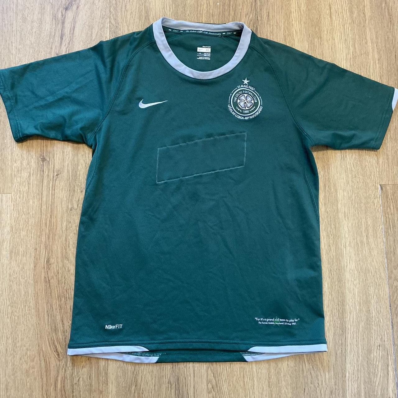 Nike 2007-08 Celtic Glasgow Nike Away Anniversary Football Shirt Size US S / EU 44-46 / 1 - 1 Thumbnail
