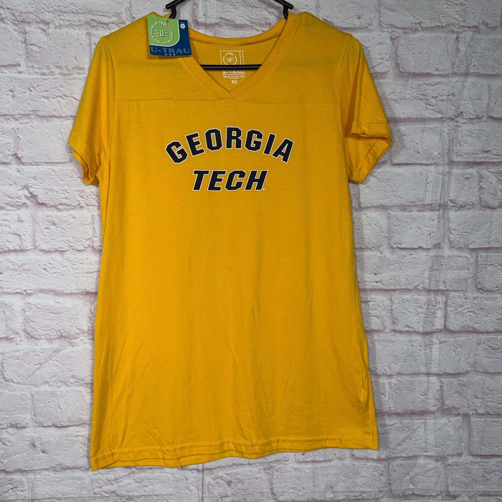 Other U-Trau Georgia Tech Yellow XL T-Shirt NWT Size XL / US 12-14 / IT 48-50 - 1 Thumbnail
