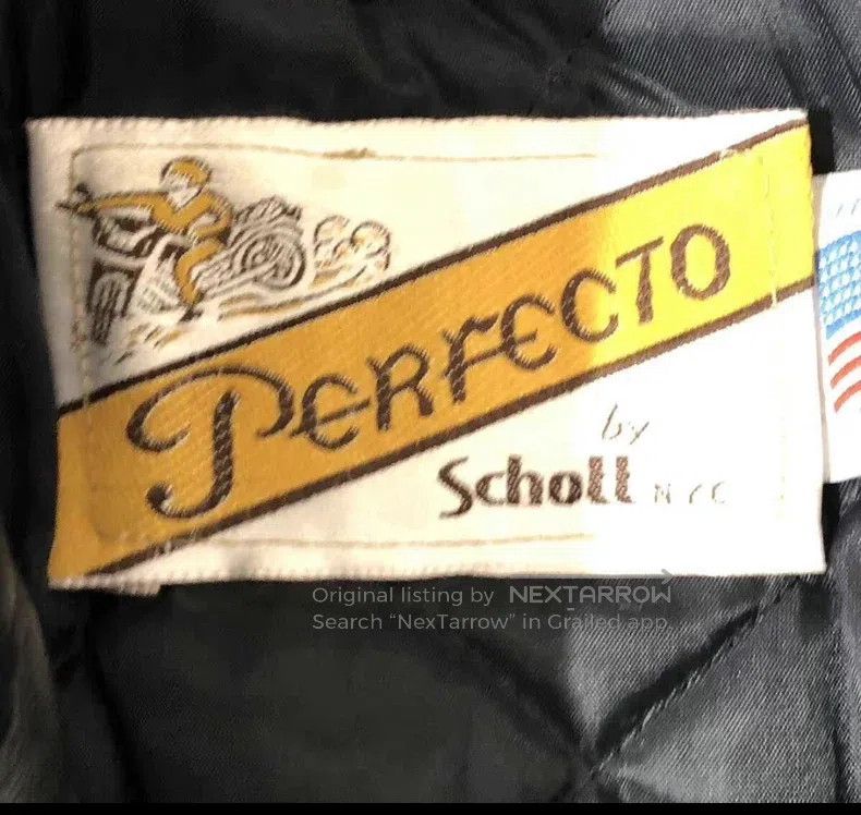 Schott Schott Cable-stayed leather jacket, heavy cowhide Size US XS / EU 42 / 0 - 4 Thumbnail