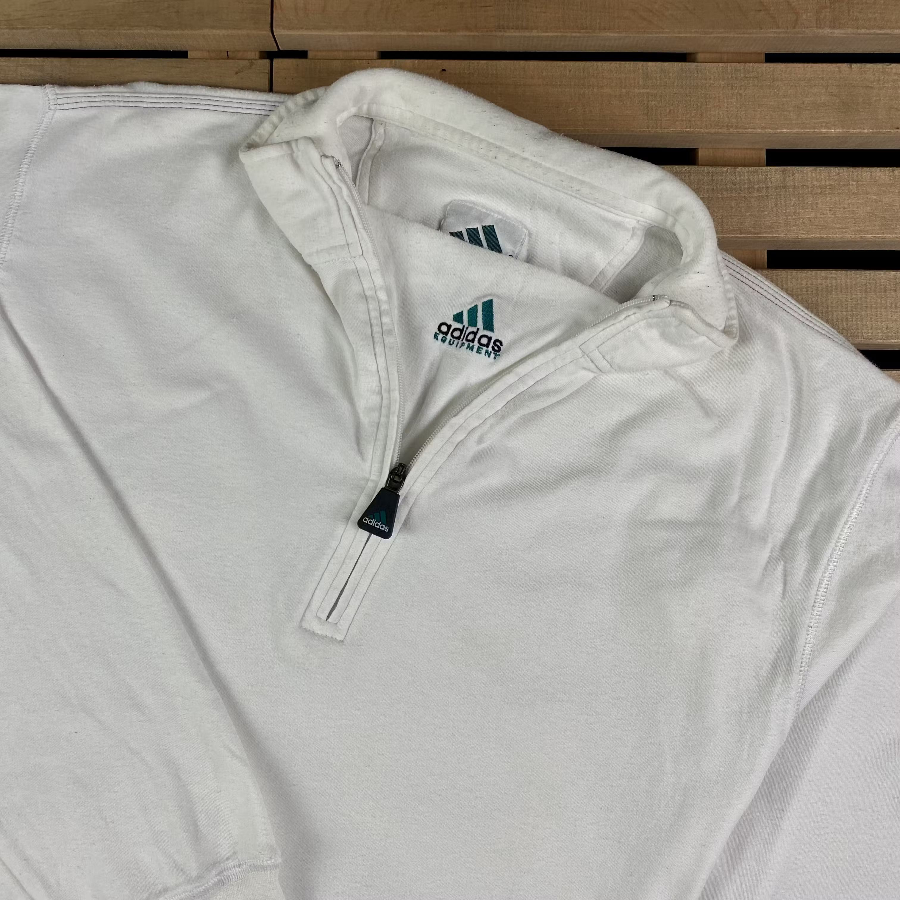 Adidas × Vintage Mens Sweatshirt Pullover Adidas Equipment Vintage Size S Size US S / EU 44-46 / 1 - 2 Thumbnail