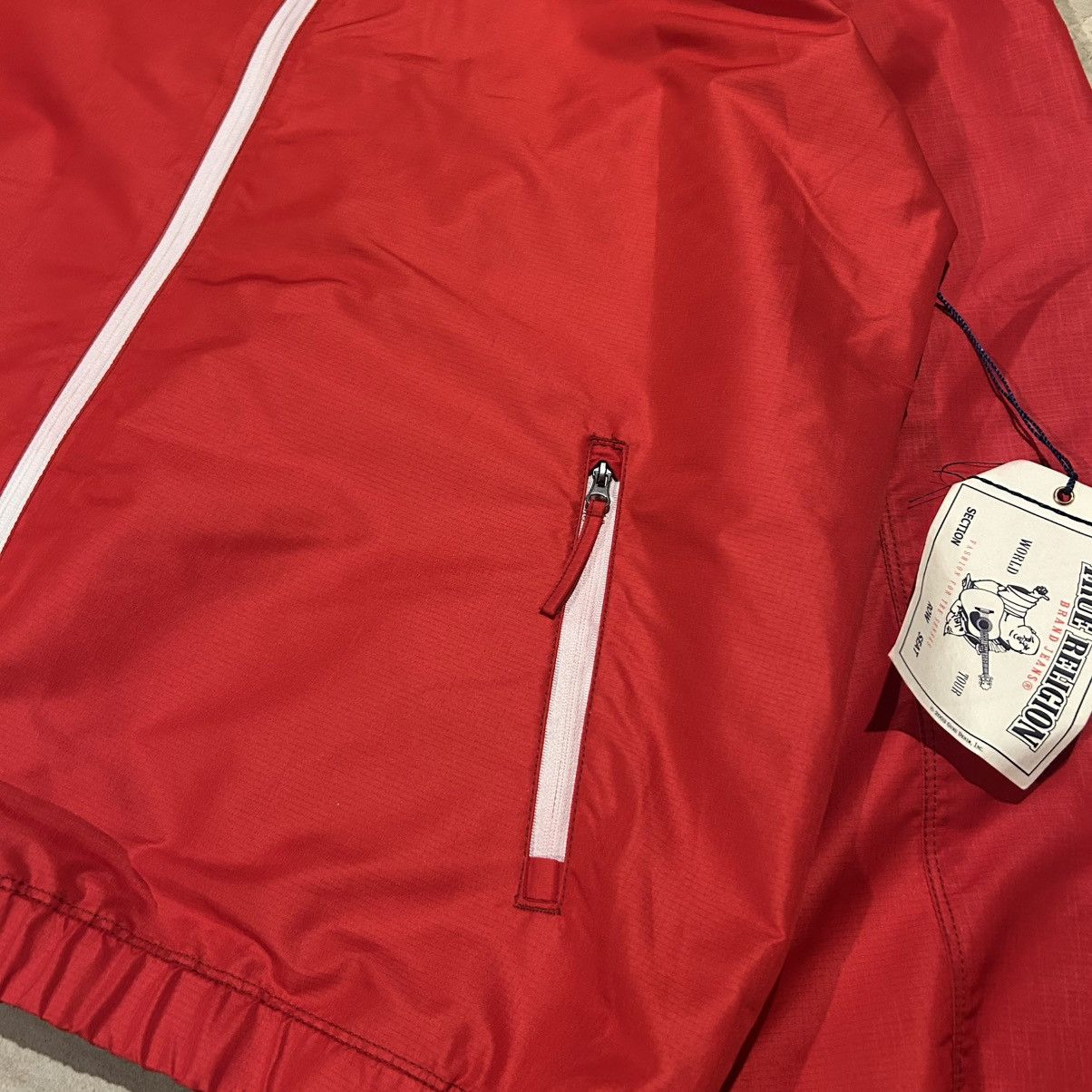 True Religion × Vintage Brand New True Religion Zip Up Nylon Track Jacket Vintage Size US XXL / EU 58 / 5 - 4 Thumbnail
