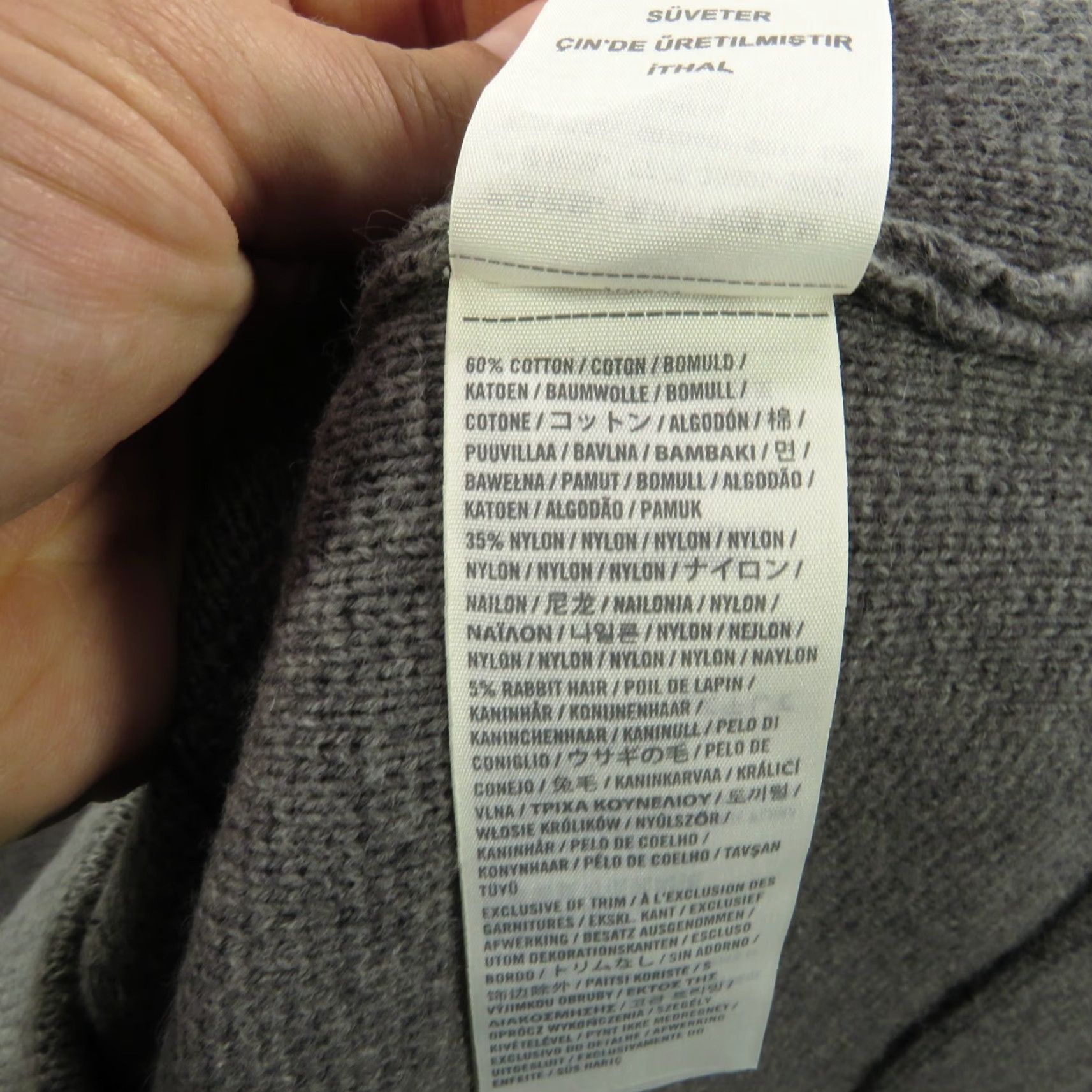 Abercrombie & Fitch Abercrombie & Fitch Sweater Mens Medium Grey Varsity Collegiate Cardigan Preppy Size US M / EU 48-50 / 2 - 6 Thumbnail