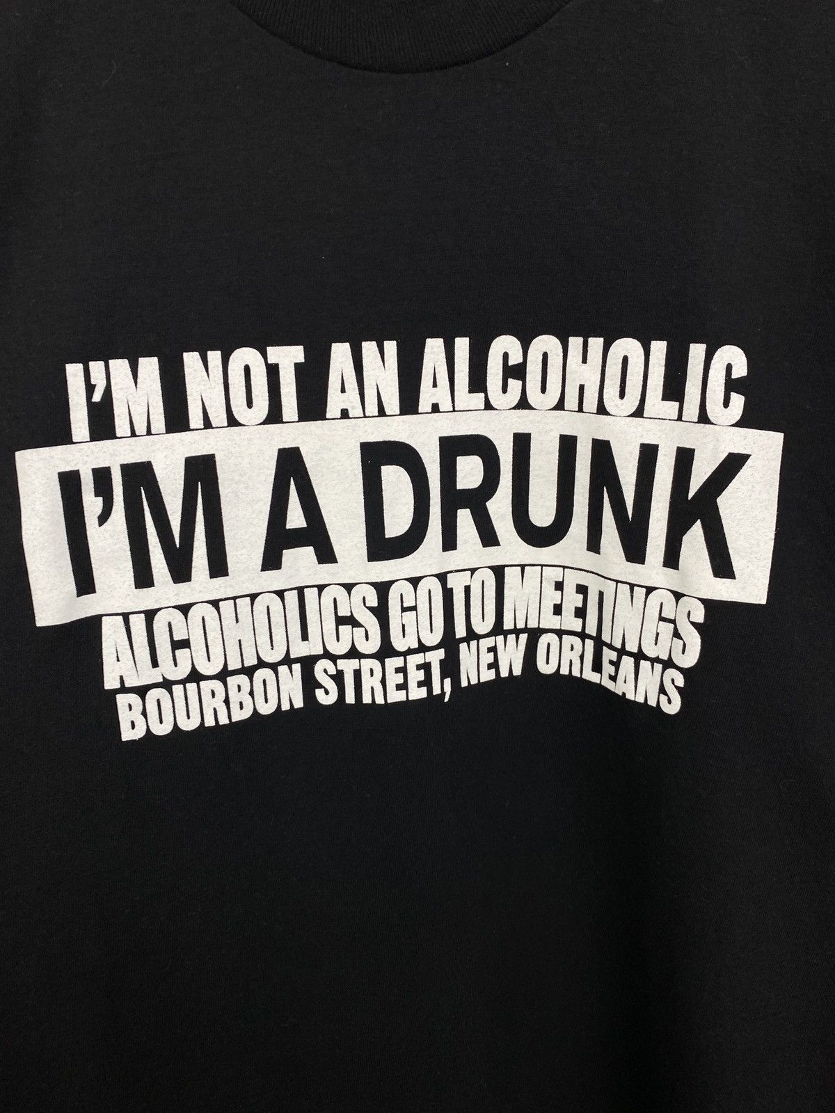 4GSELLER Vintage 90s I’m not an Alcoholic Retro Rare Y2K Humor Hype Size US XL / EU 56 / 4 - 4 Thumbnail