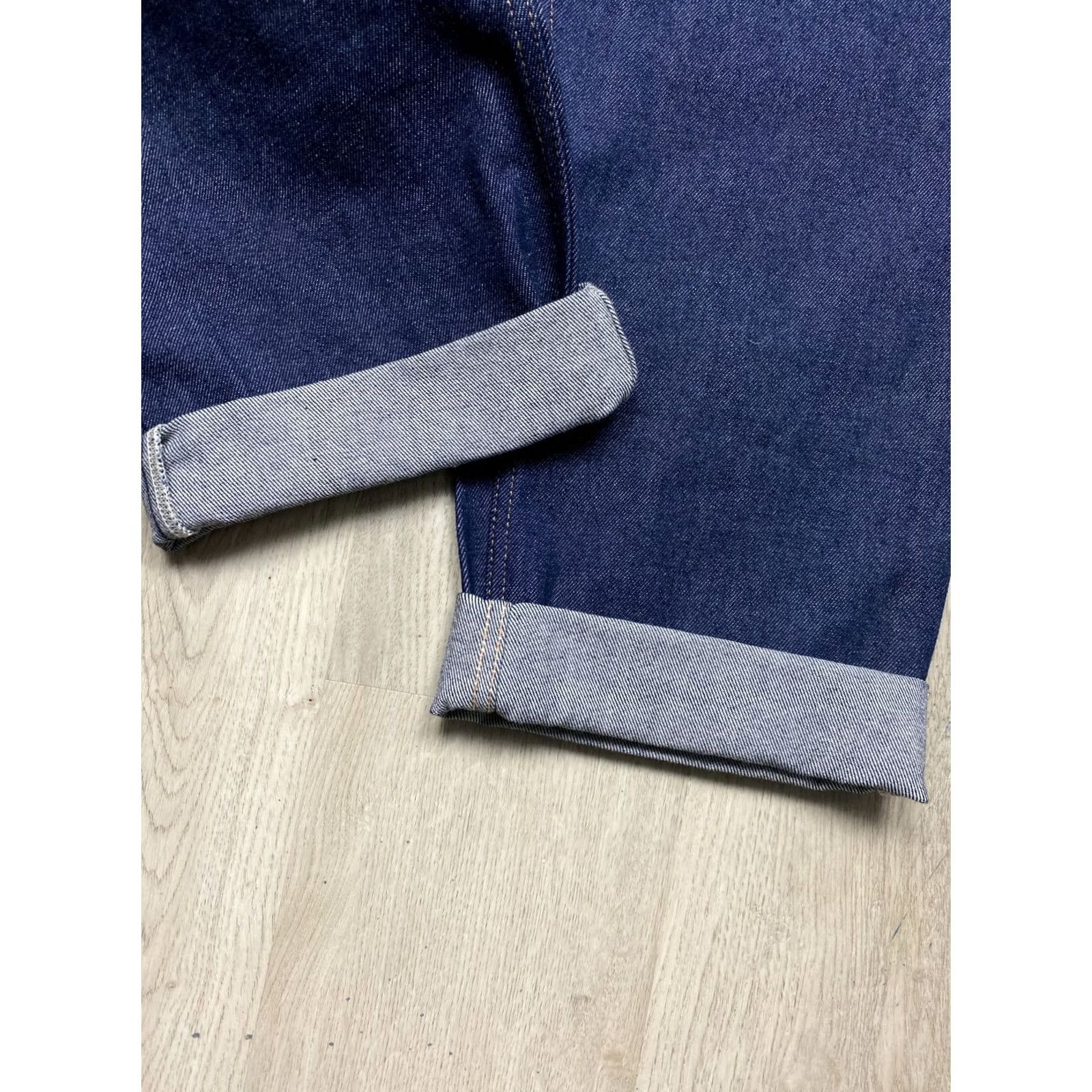 Vintage Prison Blues Jeans Vintage Baggy Denim Pants Workwear Size 38 Blue Cotton Denim Straight 32 Inseam Mens Size US 38 / EU 54 - 5 Thumbnail