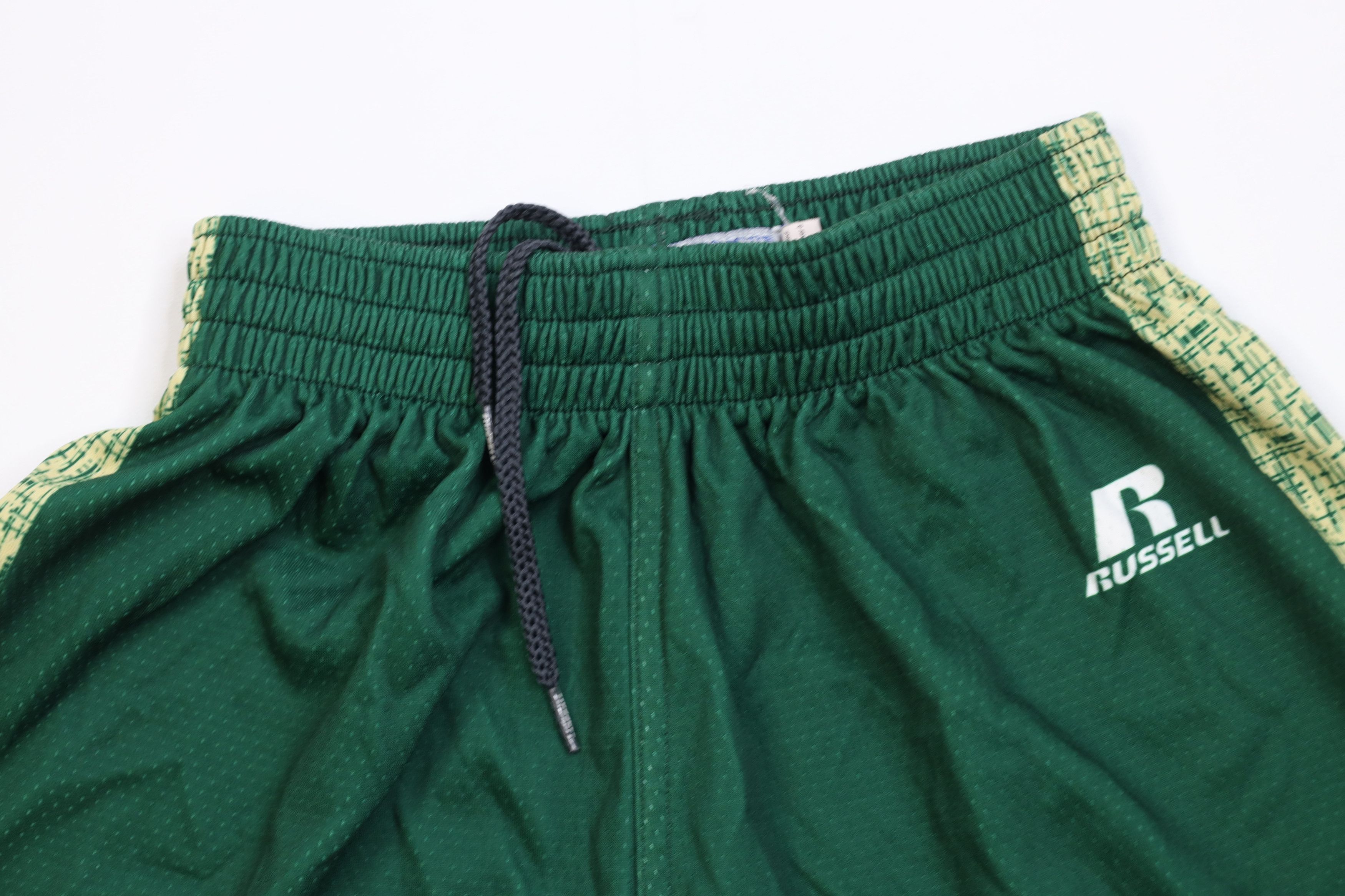 Russell Athletic Vintage 90s Y2K Russell Athletic Gym Basketball Shorts Green Size US 30 / EU 46 - 2 Thumbnail