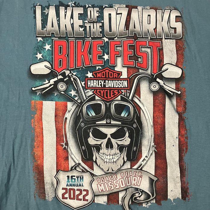 Harley Davidson Harley Davidson Motorcycles Lake Of The Ozarks Tshirt