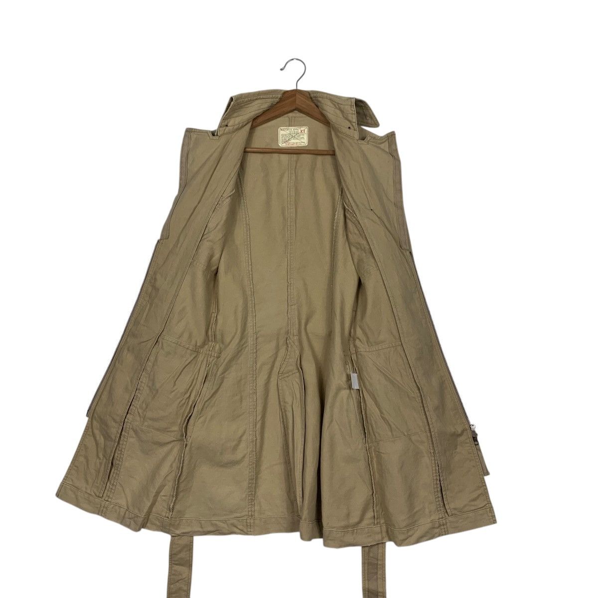 Japanese Brand MATERIAL GIRL Bondage Overcoat Jacket #2031-C88 Size XXS / US 00 / IT 34 - 13 Thumbnail