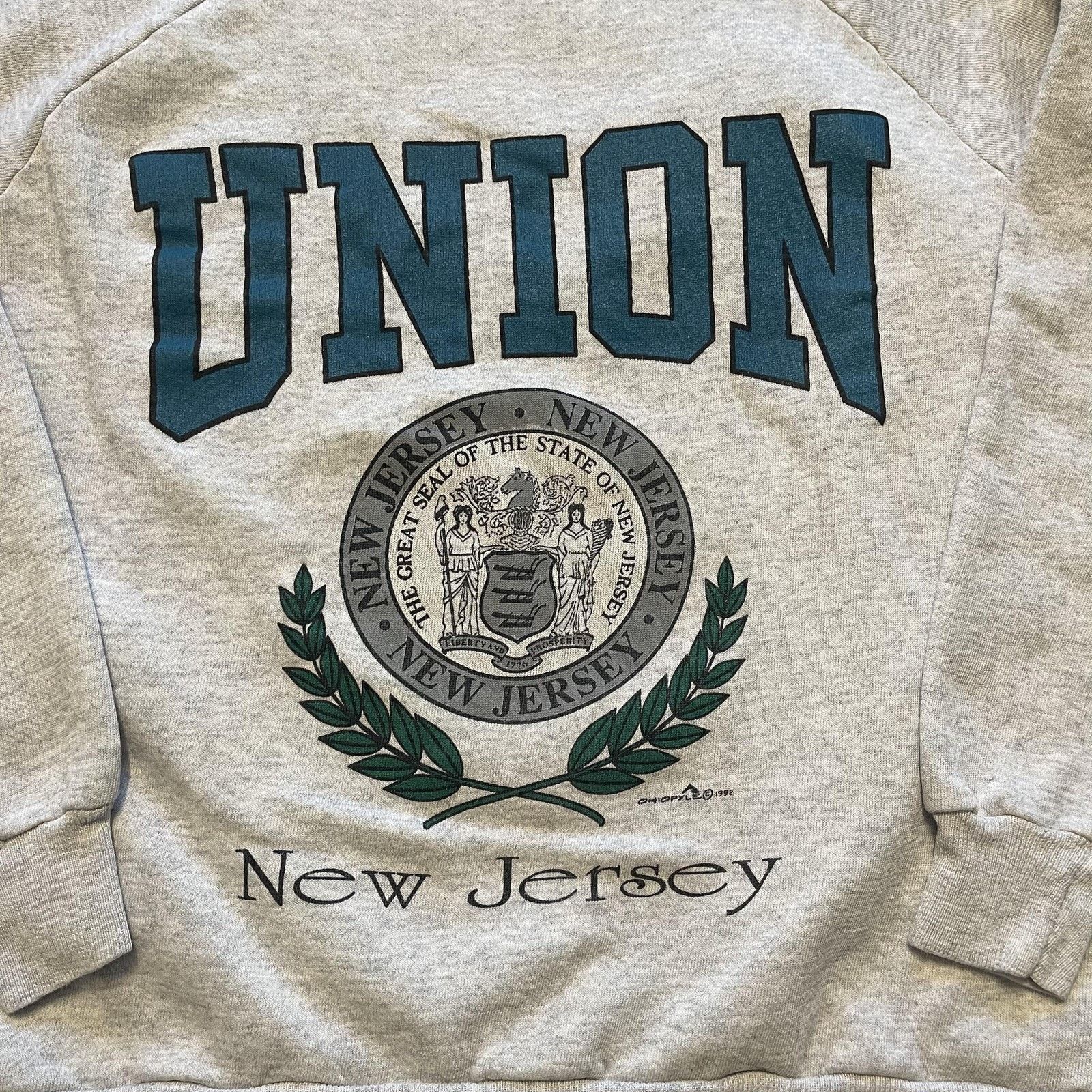 Hanes Vintage Union New Jersey Sweatshirt M Hanes Crewneck 90s USA Size US M / EU 48-50 / 2 - 3 Thumbnail