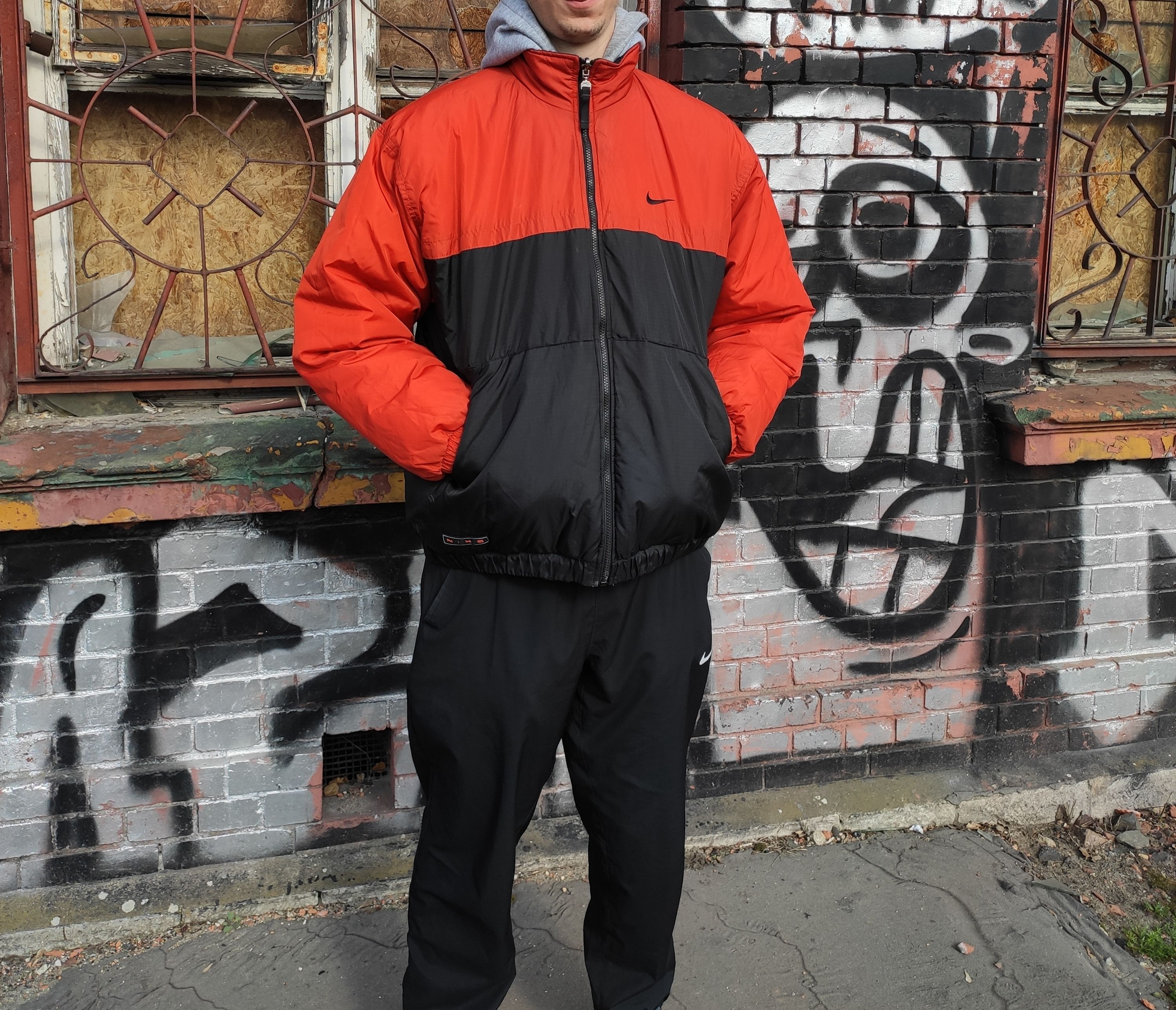 Nike × Vintage Nike Reversible Vintage Down Jacket Size US M / EU 48-50 / 2 - 6 Thumbnail