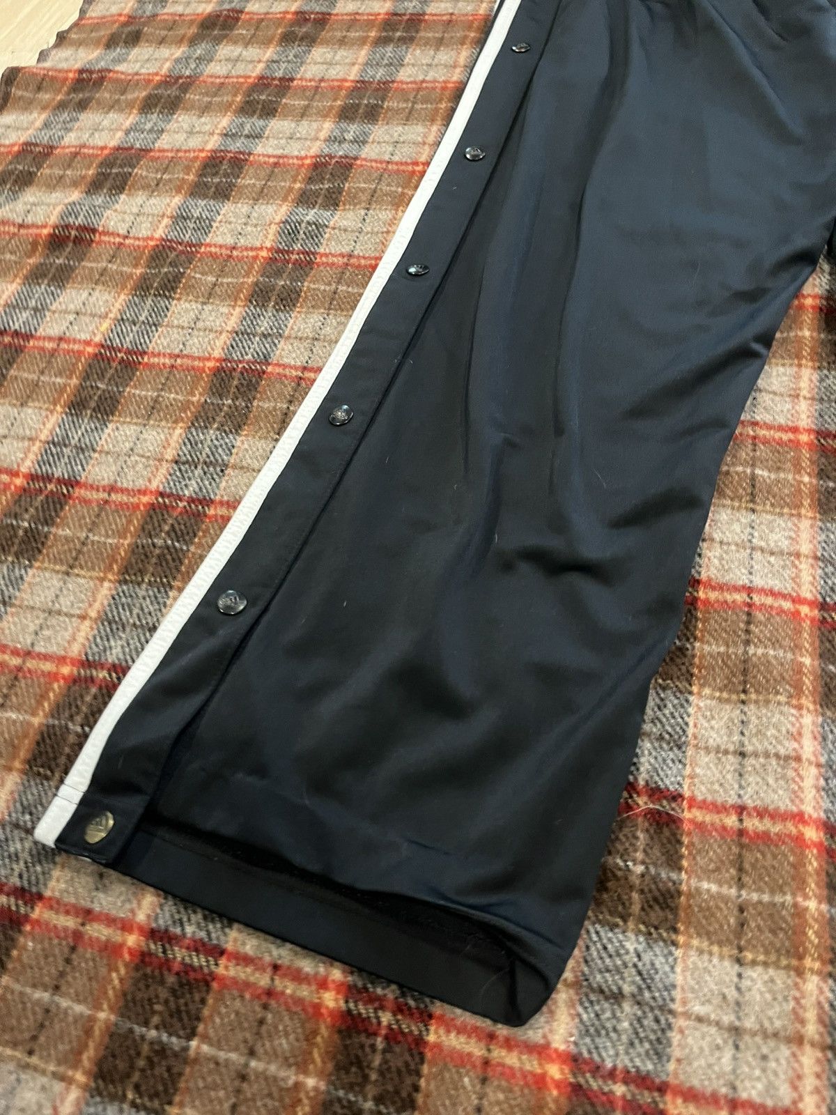Adidas Y2K modern Adidas Track Pants Tearaway Button stripped pants Size US 36 / EU 52 - 8 Thumbnail