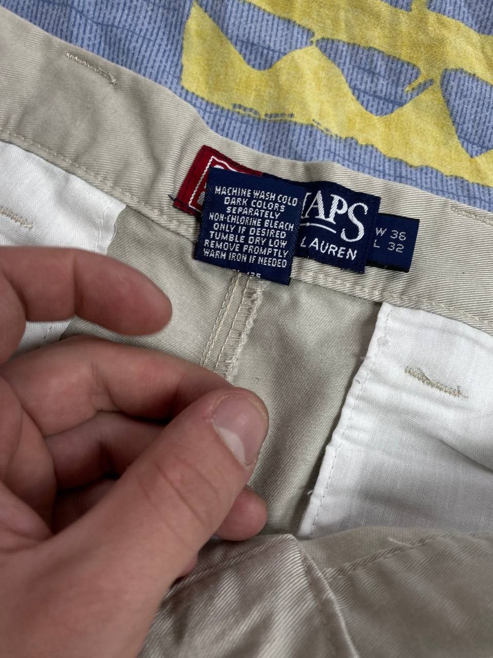 Chaps Vintage Chaps Pants 90s Size US 36 / EU 52 - 13 Thumbnail