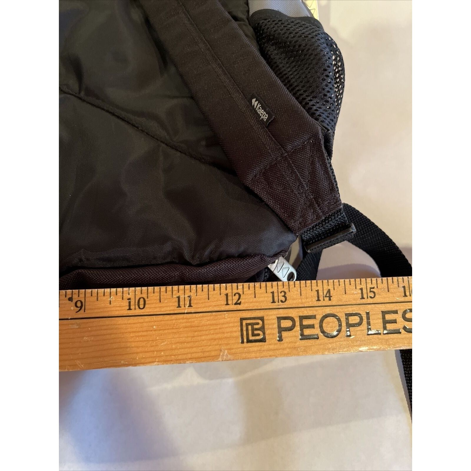 Kappa Kaepa Universal Backpack Gray Black Hiking School Bag Size ONE SIZE - 10 Thumbnail