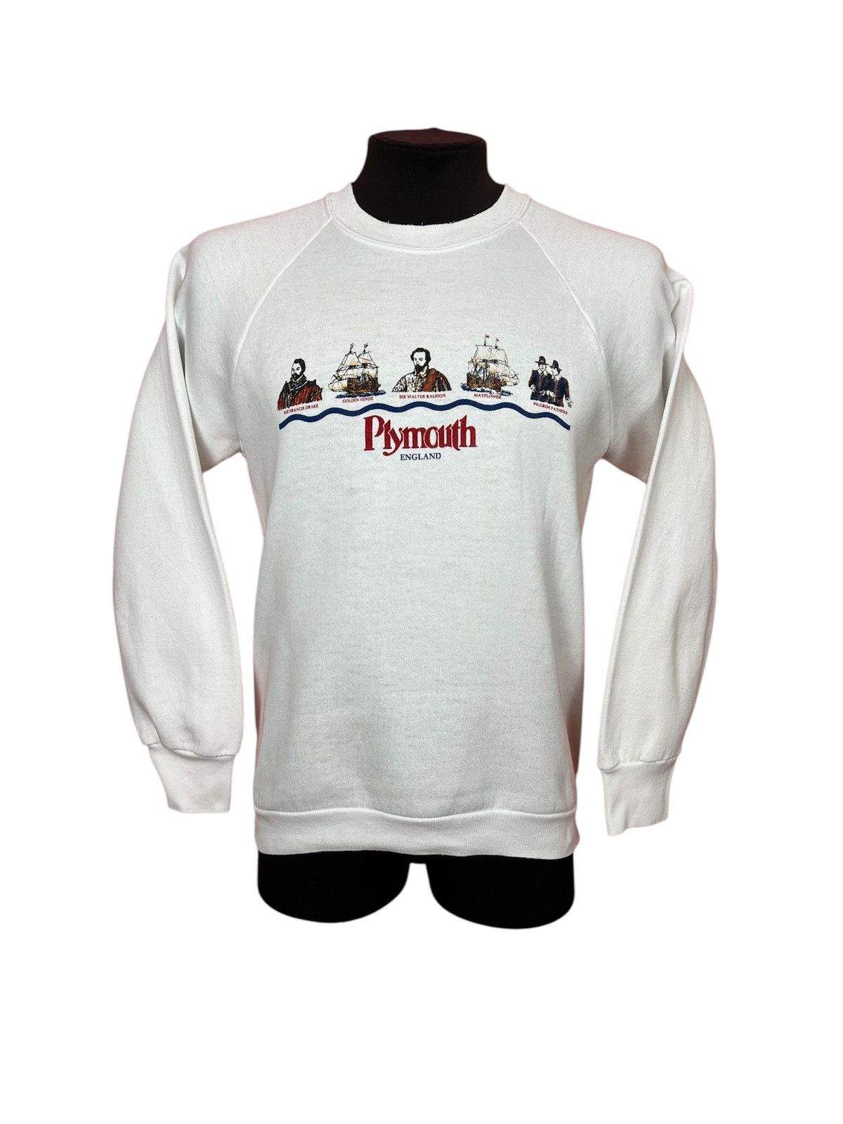Vintage plymouth fruit of the looms vintage rare sweatshirt 90s Size US S / EU 44-46 / 1 - 1 Thumbnail