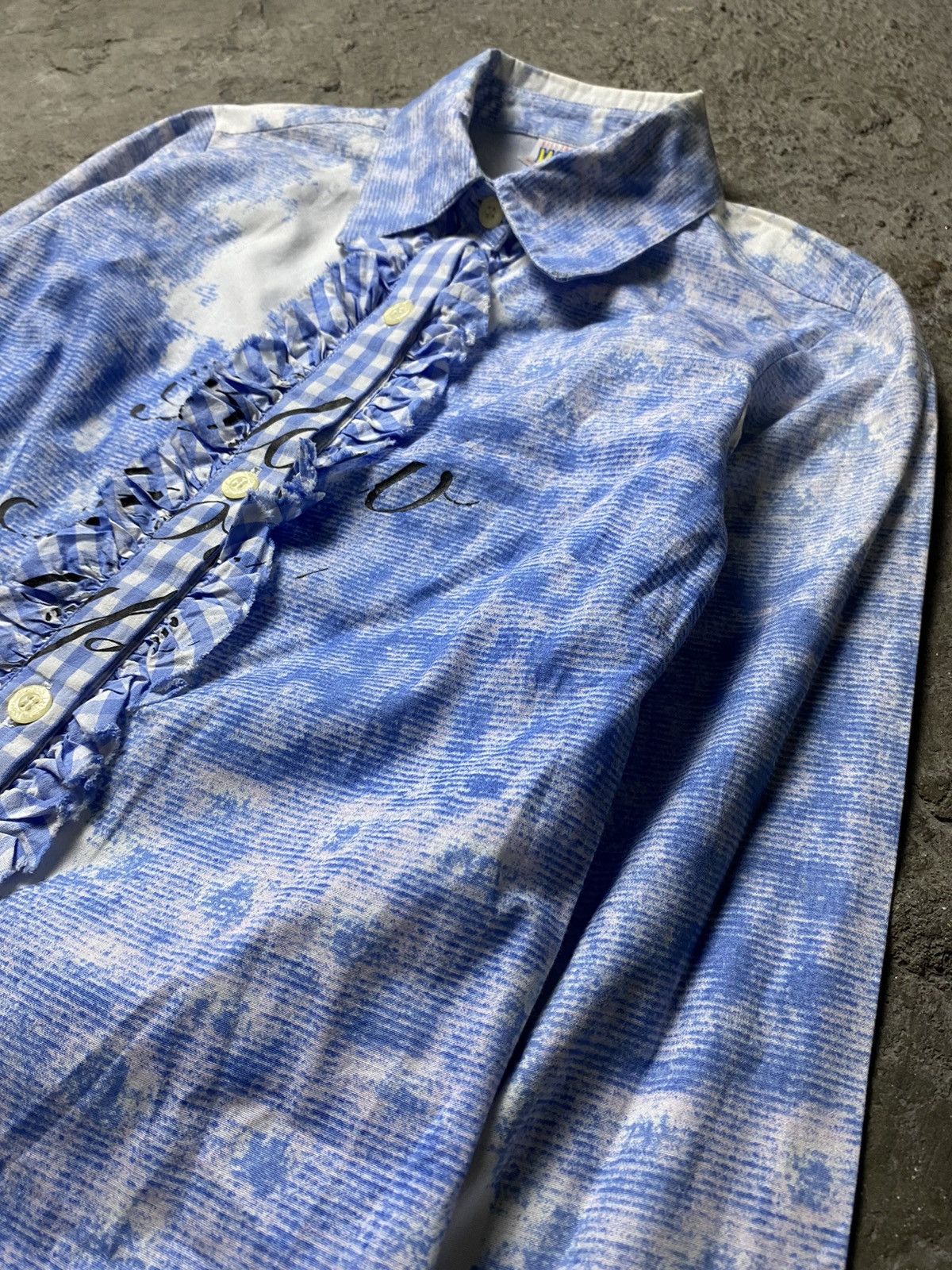 W&LT “Blow You Up” Layered Frill Shirt Size XS / US 0-2 / IT 36-38 - 4 Thumbnail