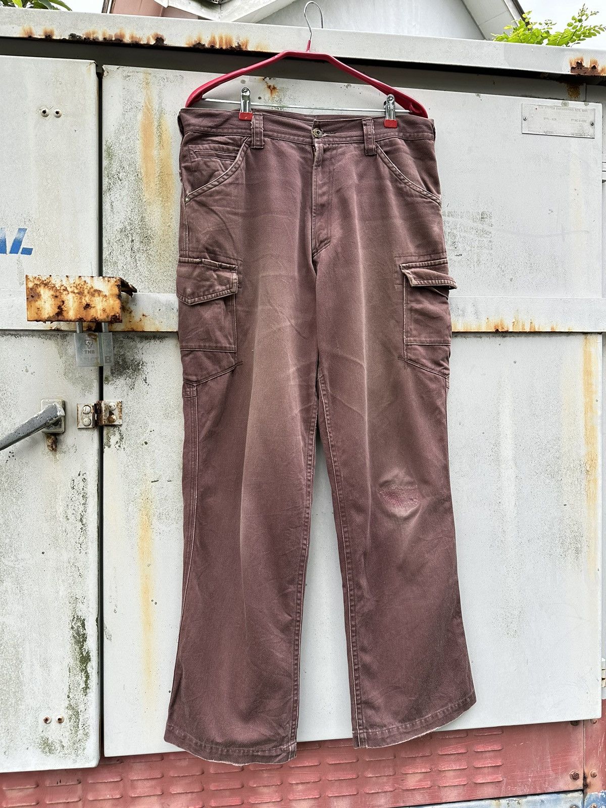 Vintage 👹Vintage THRASHED Vice United Cargo Pants Size US 32 / EU 48 - 5 Thumbnail