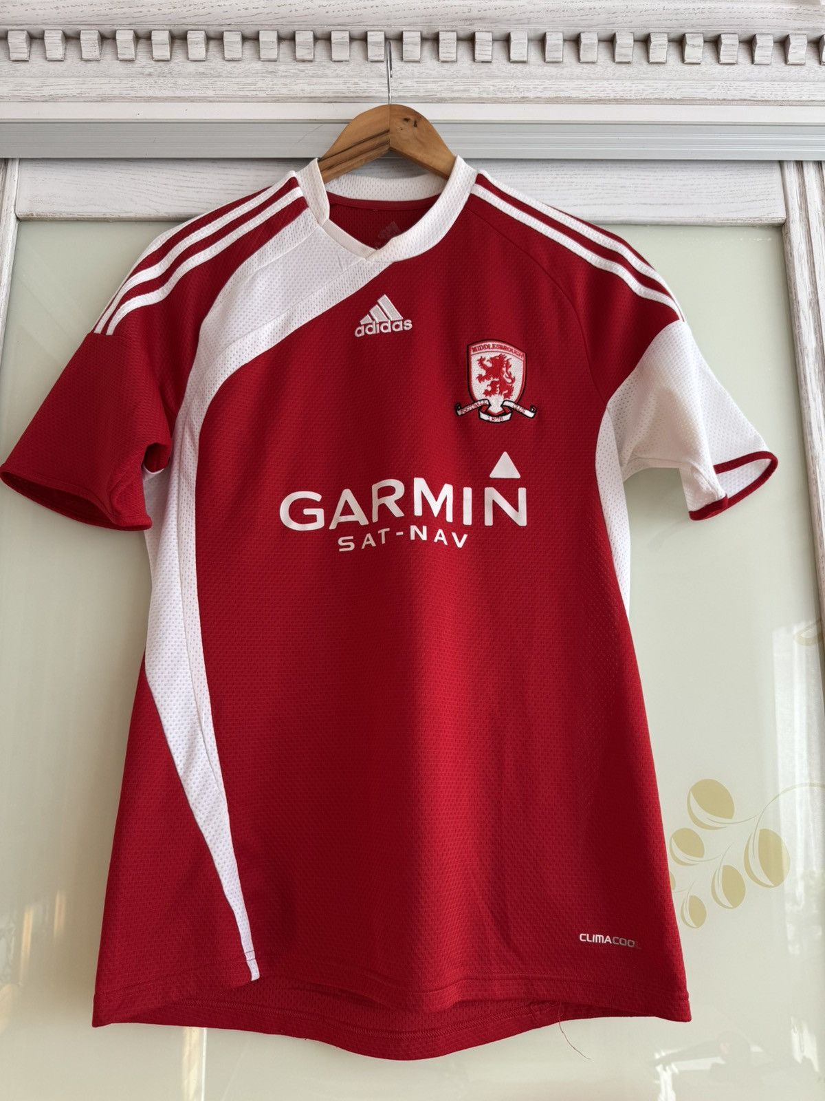 Adidas × Vintage Middlesbrough 2009-2010 Home Soccer Jersey Football Kit Size US S / EU 44-46 / 1 - 5 Thumbnail