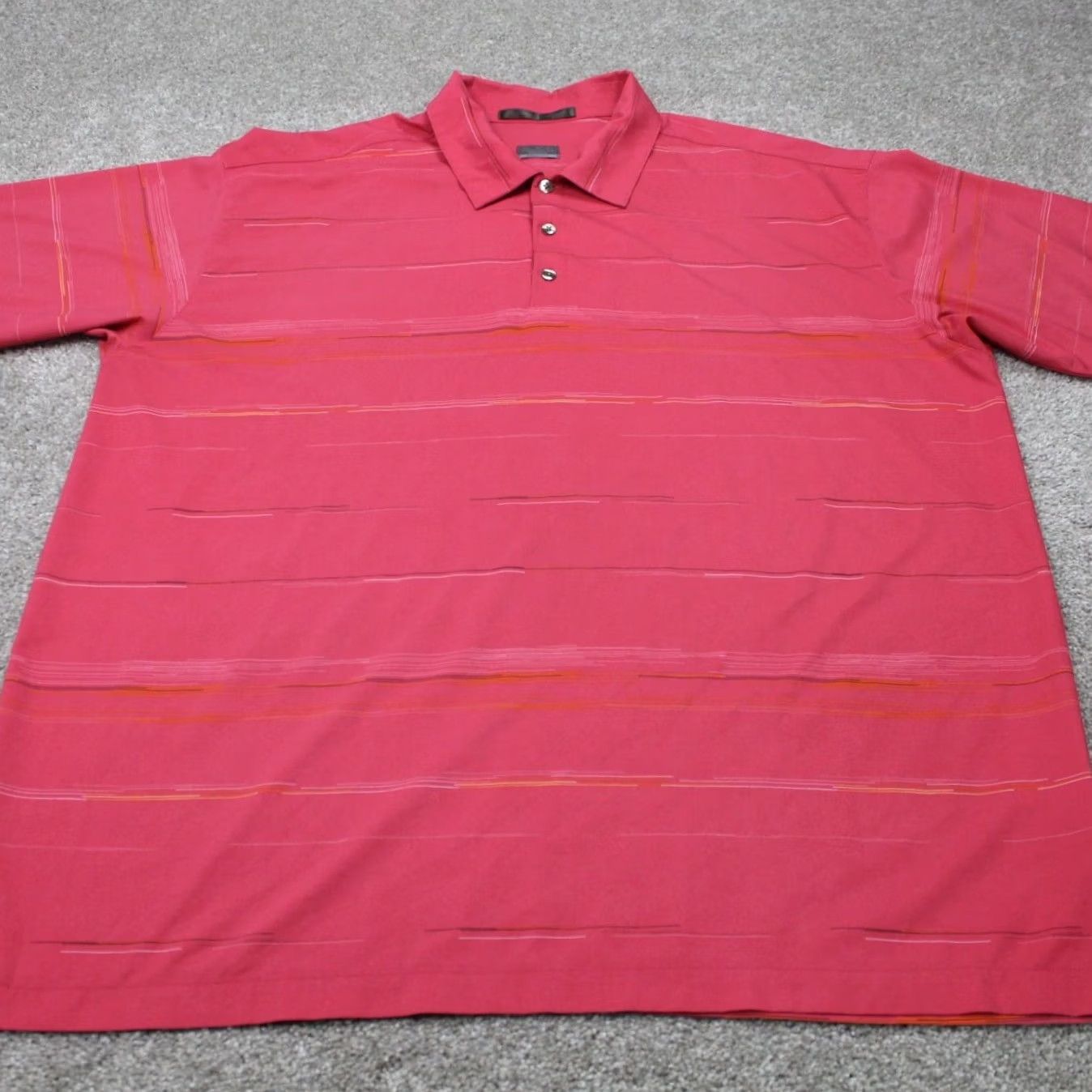 Nike Nike Tiger Woods Polo Shirt Mens XL Pink Short Sleeve FitDry Golf Polyester Stretch Shirt Size US XL / EU 56 / 4 - 2 Thumbnail