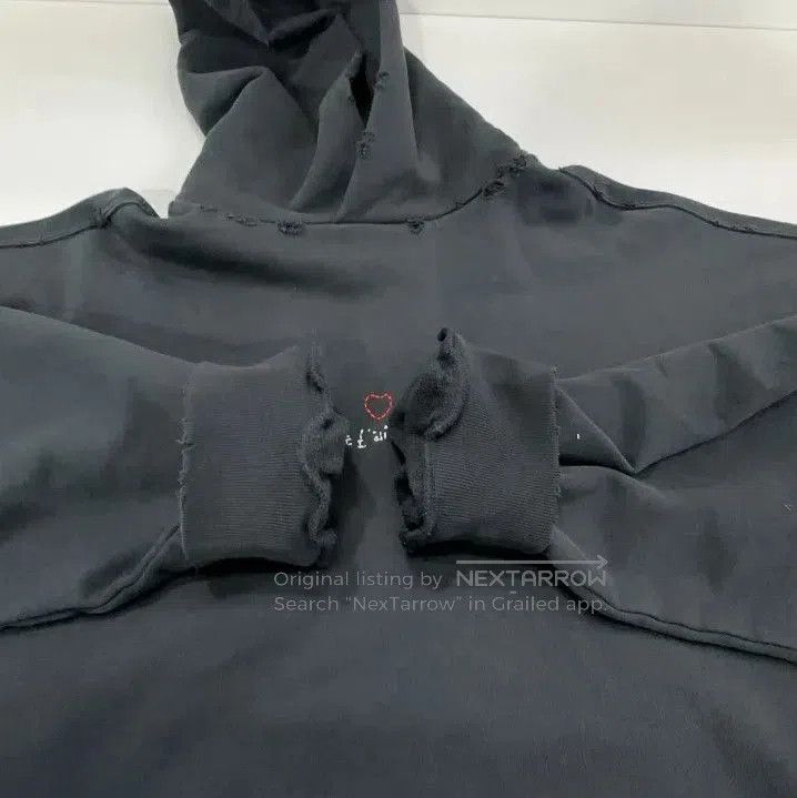 Balenciaga Balenciaga Black Logo Embroidered Long Sleeve Hoodie. Size US XS / EU 42 / 0 - 8 Thumbnail