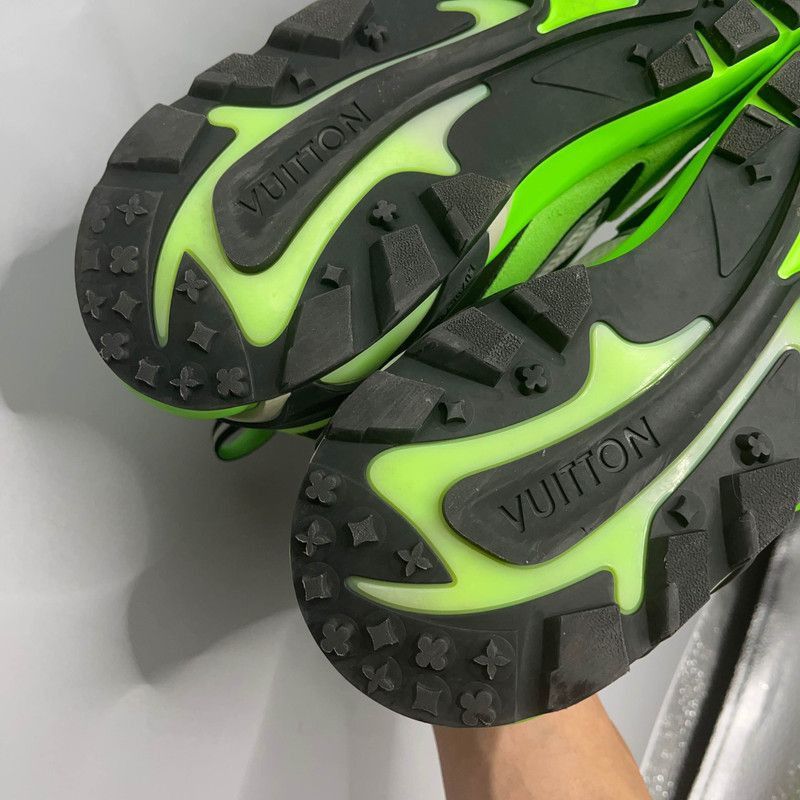 Louis Vuitton Louis Vuitton Runner Tatic Green Fashion Sneakers -2508 Size US 8 / EU 41 - 8 Thumbnail