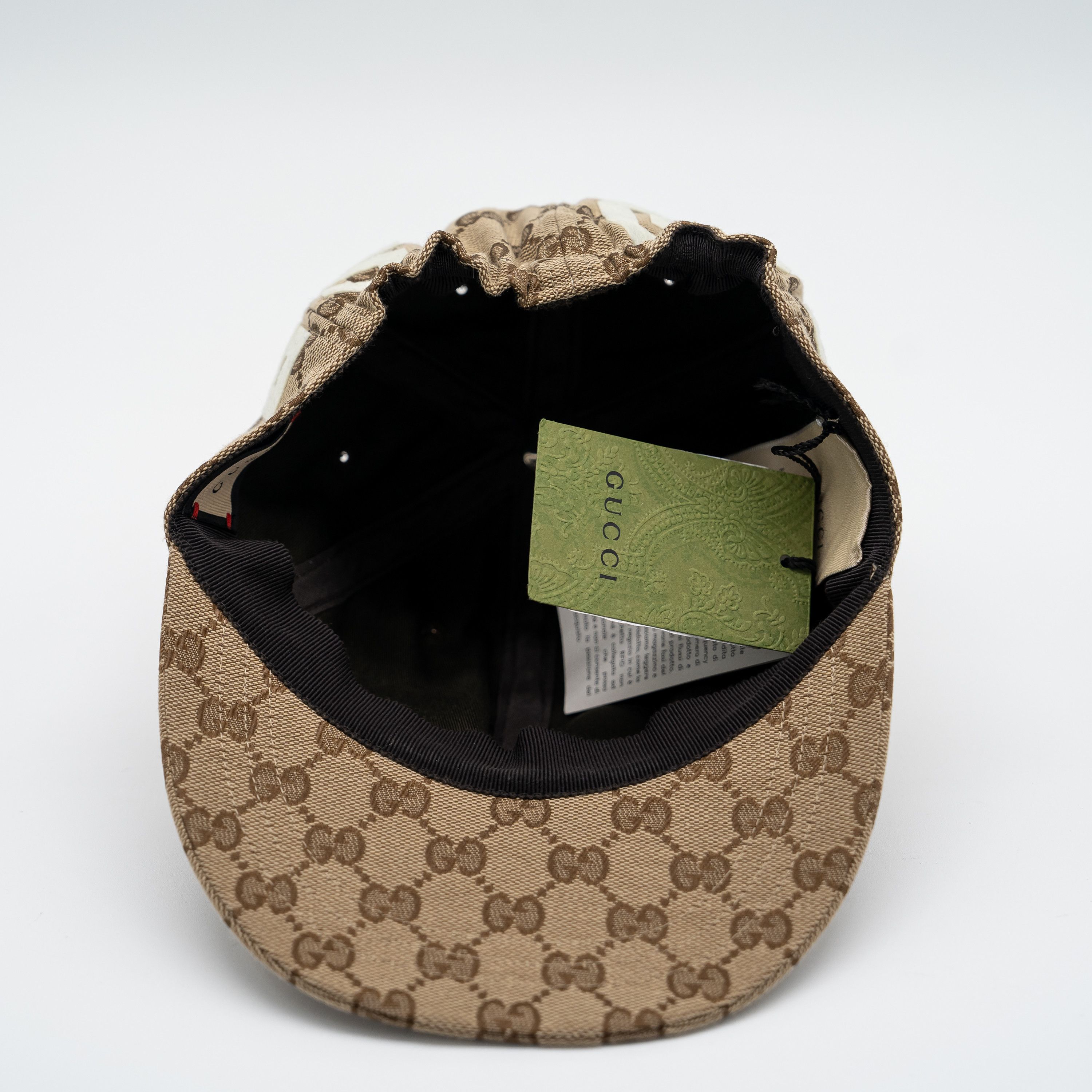 Gucci S Gucci GG Print Baseball Cap Hat Brown Beige logo 25 Size ONE SIZE - 4 Thumbnail