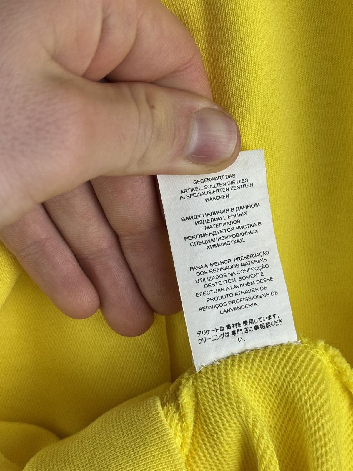 Dolce & Gabbana Dolce & Gabbana Yellow Hoodie Size US M / EU 48-50 / 2 - 7 Thumbnail