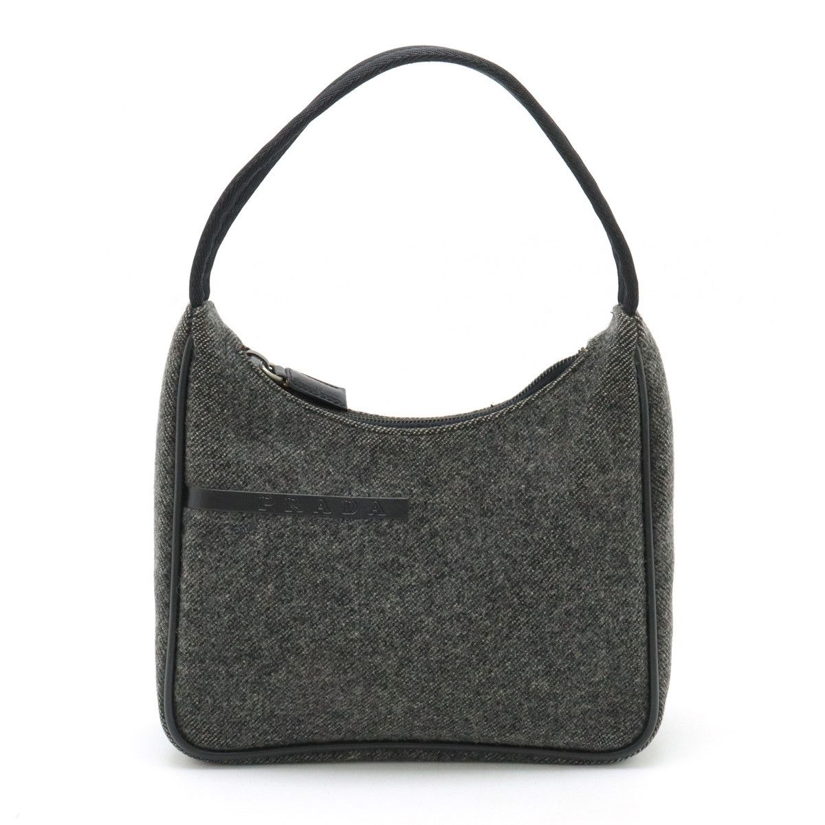 Prada Prada Prada Wool/Nylon Accessory Pouch Handbag MV515 Canvas Handbag MV515 in Great Condition Size ONE SIZE - 1 Thumbnail