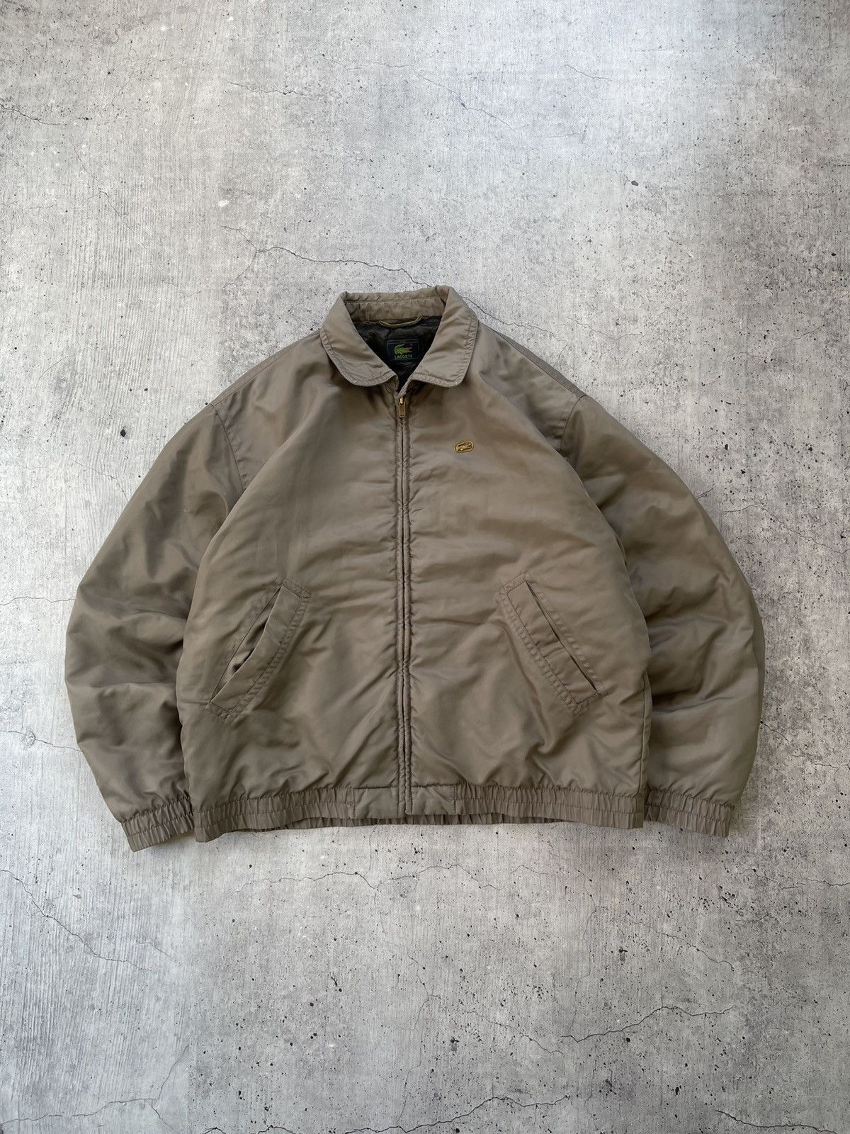 Lacoste Vintage Lacoste Bomber Jacket 90s Size US XL / EU 56 / 4 - 1 Thumbnail