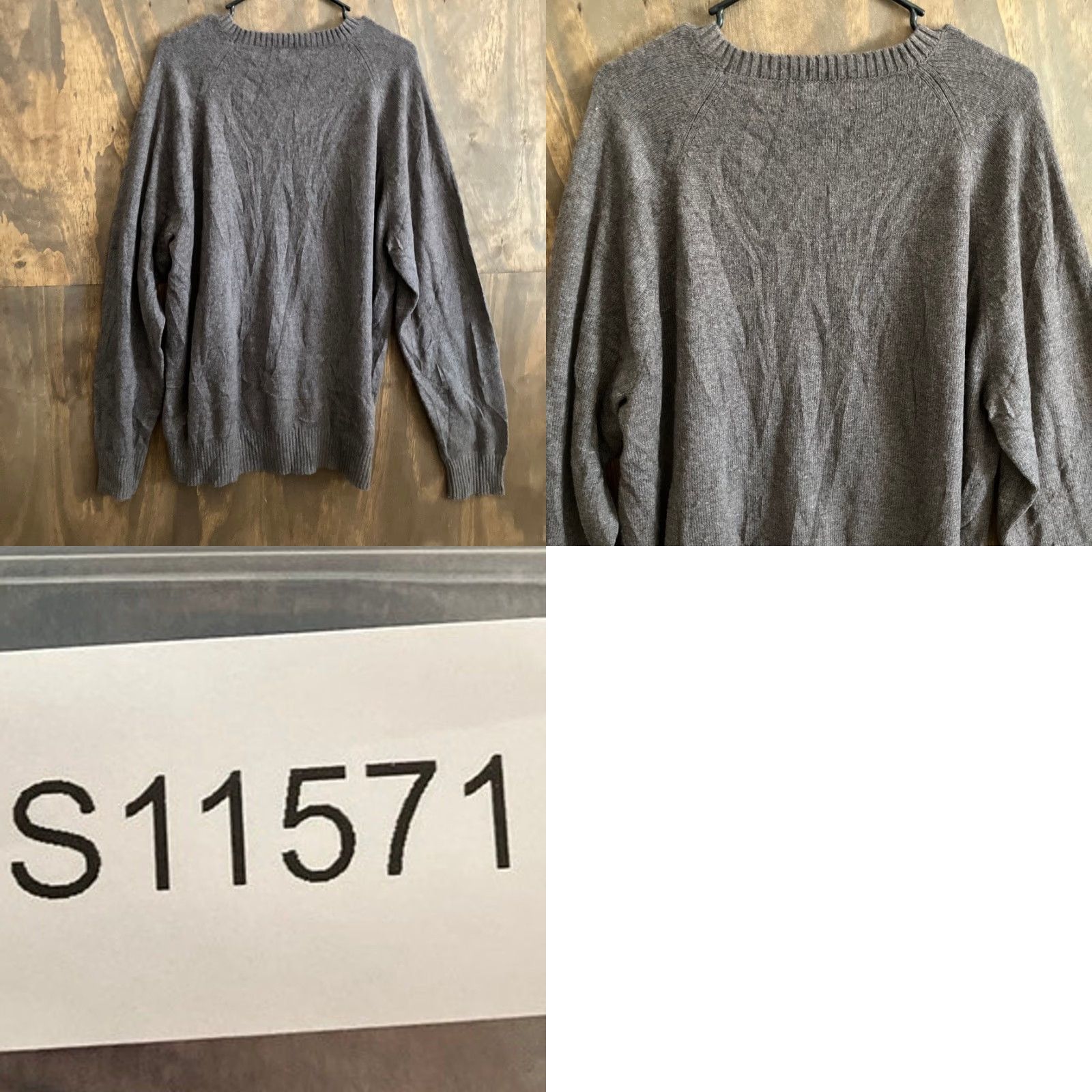 J.Crew J. Crew Mens Sweater Wool Blend Crew Neck Long Sleeve XL Brown Solid Pullover Knit Fashion Workwear Casual Preppy 90s/Academia Mens Size US XL / EU 56 / 4 - 8 Thumbnail
