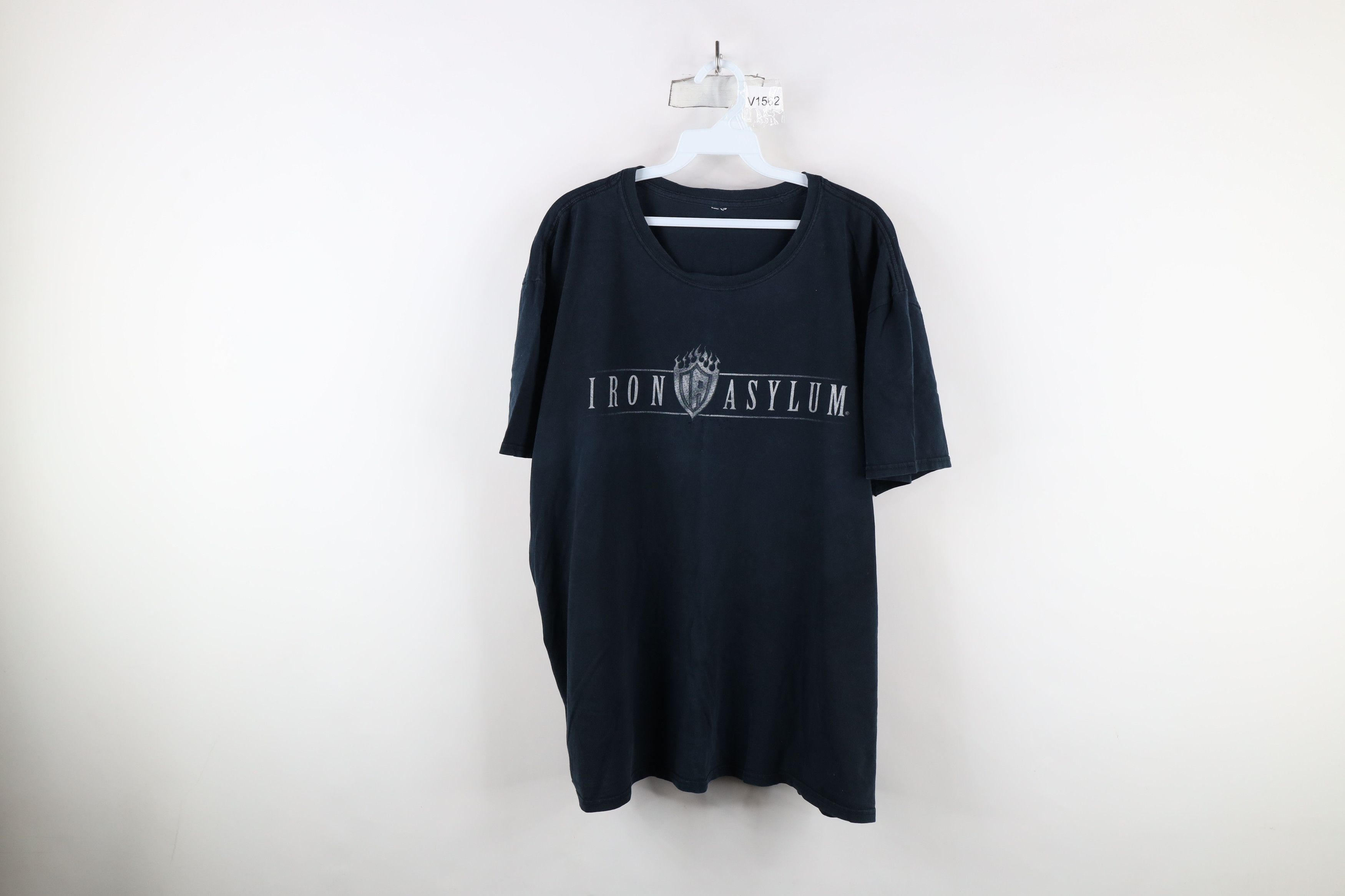 Vintage Vintage Streetwear Asylum Fire Flames Monster Gym T-Shirt Size US XXL / EU 58 / 5 - 1 Thumbnail