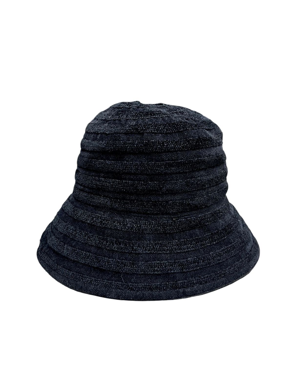 Yohji Yamamoto Yohji Yamamoto Y'saccs Gothic Vtg Hybrid Layered Bucket Hat Size ONE SIZE - 3 Thumbnail