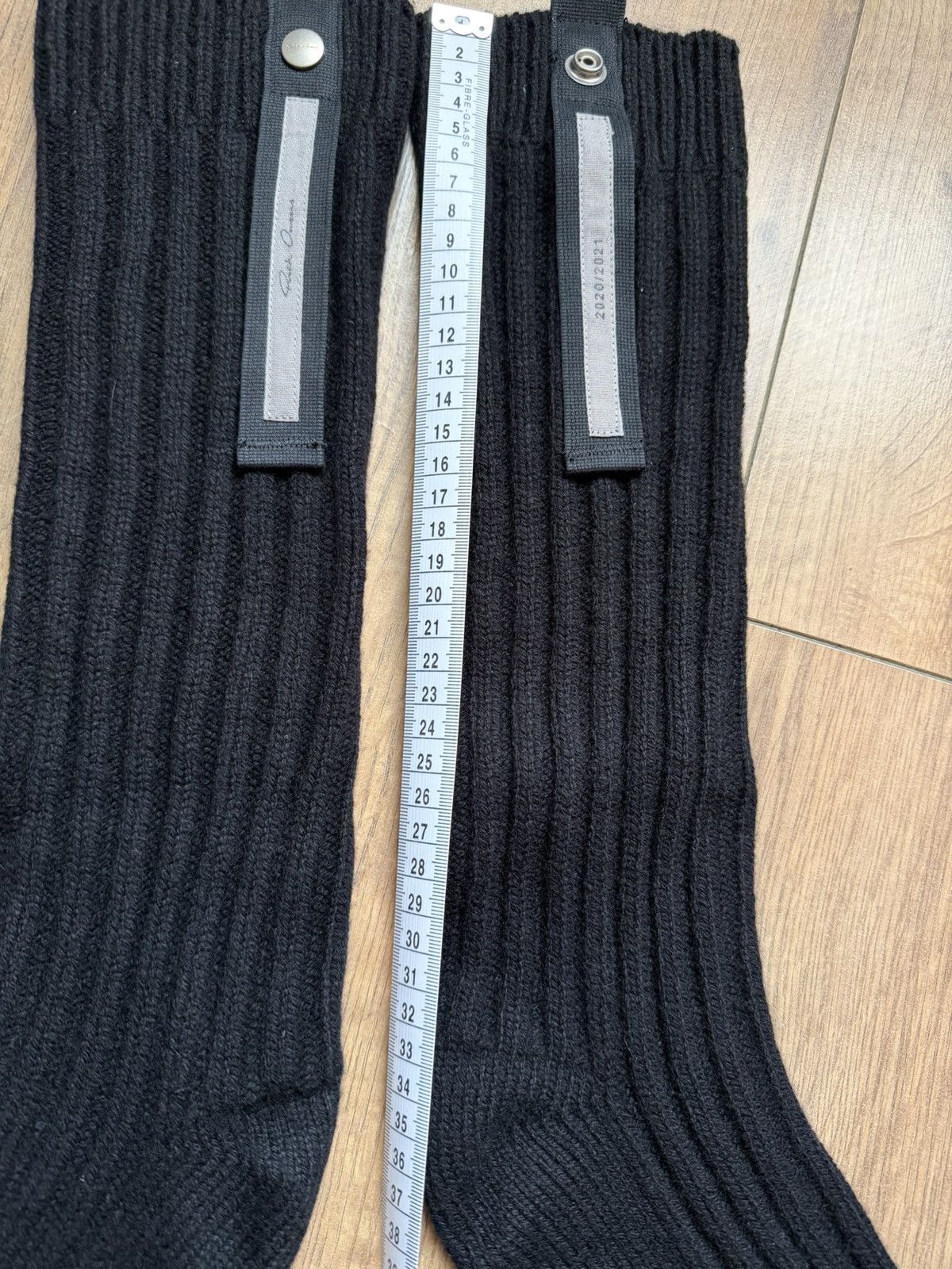 Rick Owens Rick Owens black cashmere socks Size ONE SIZE - 5 Thumbnail
