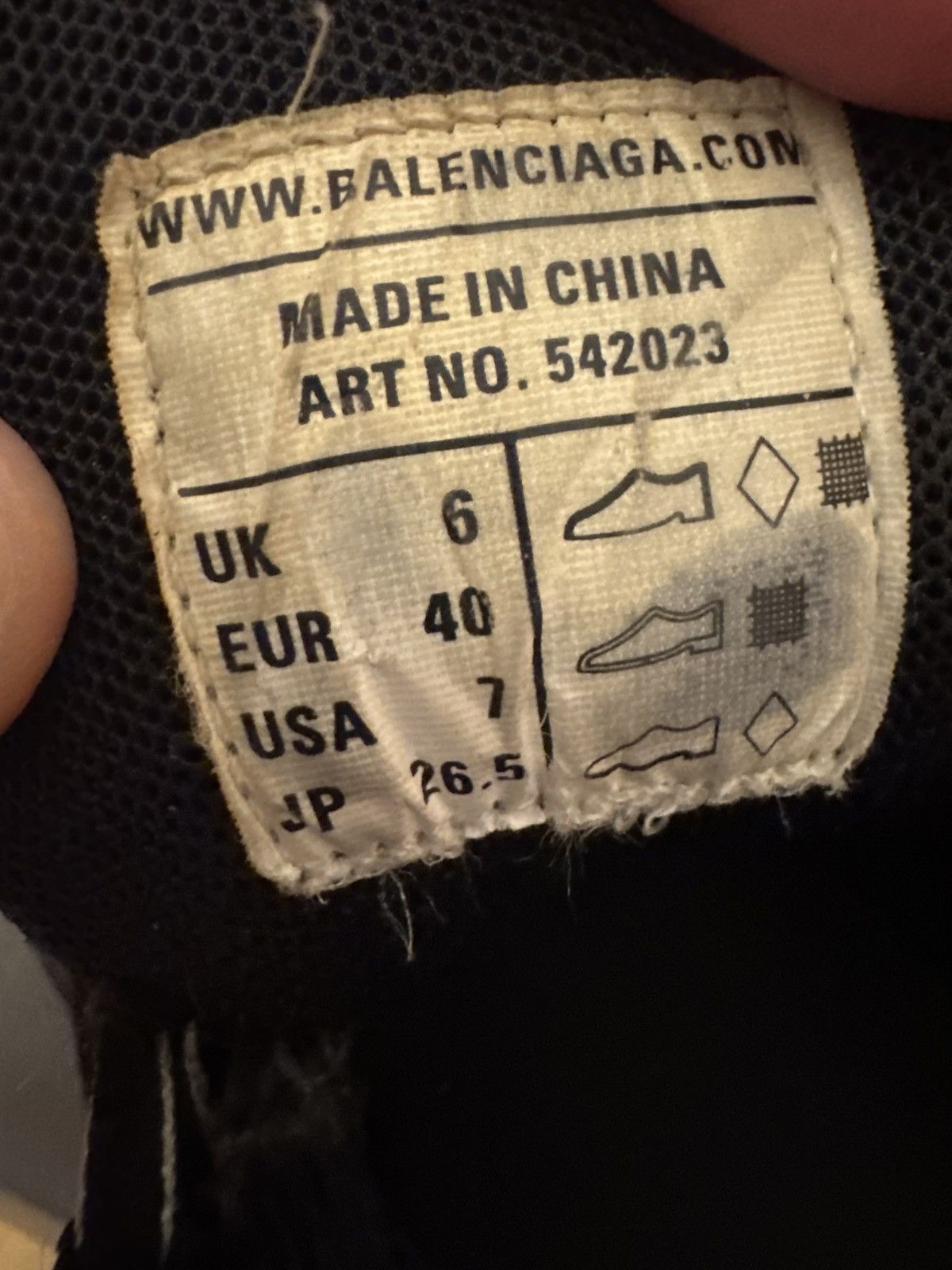 Balenciaga Balenciaga Track Triple Black Size US 7 / EU 40 - 15 Thumbnail