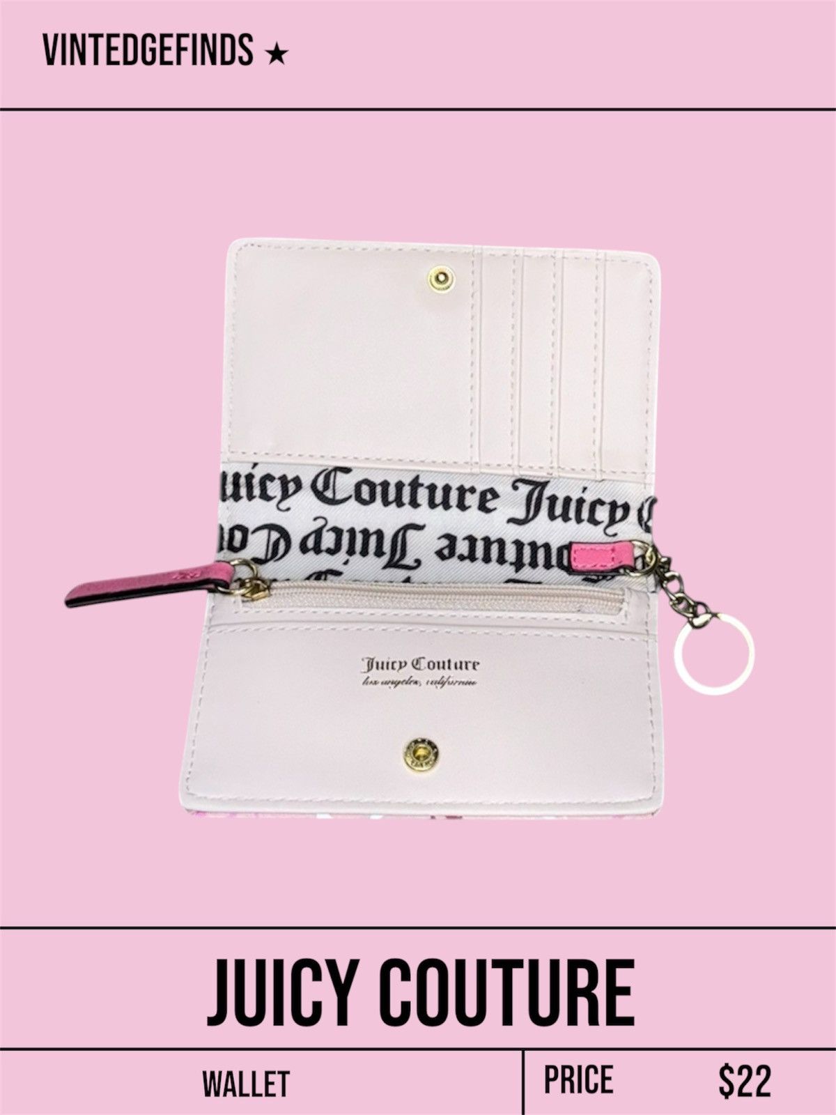 Juicy Couture JUICY COUTURE - vintage clutch wallet Size ONE SIZE - 3 Thumbnail