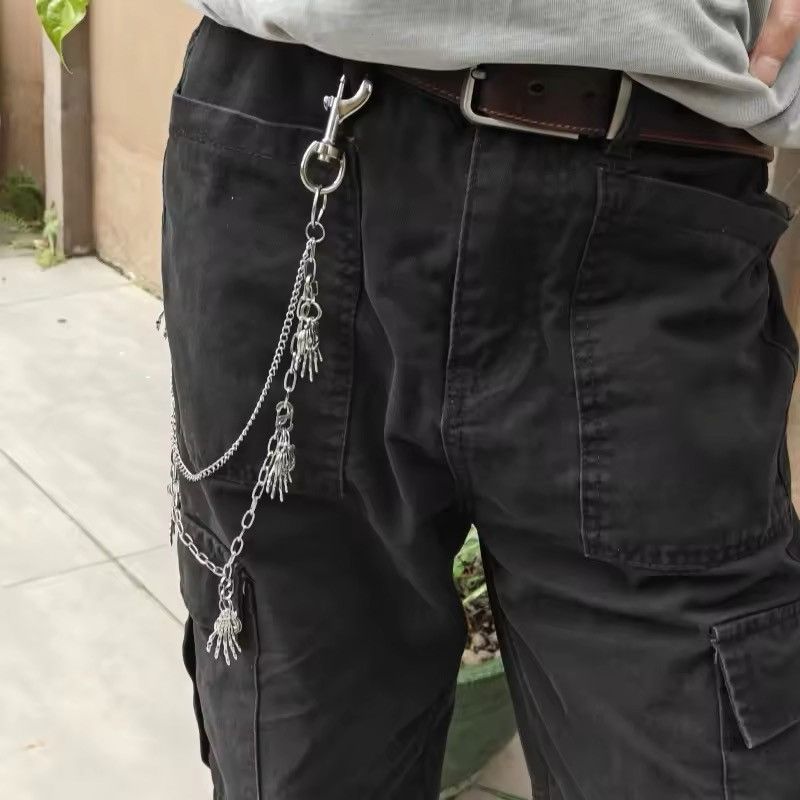 Other Halloween Pants Chain Unisex Pumpkin Head Skeleton Size ONE SIZE - 2 Thumbnail
