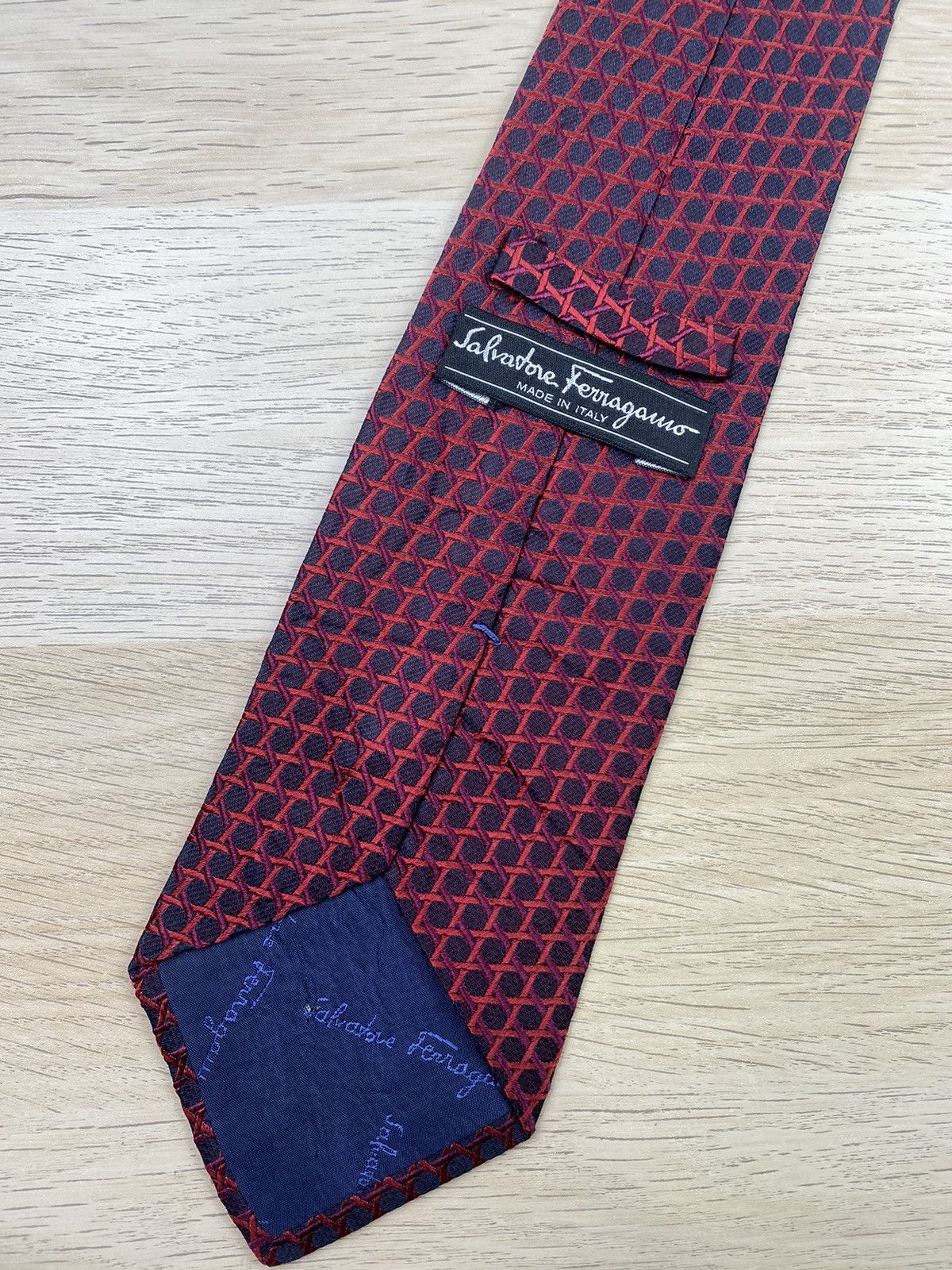 Salvatore Ferragamo Salvatore Ferragamo Silk Tie T54 Size ONE SIZE - 4 Thumbnail