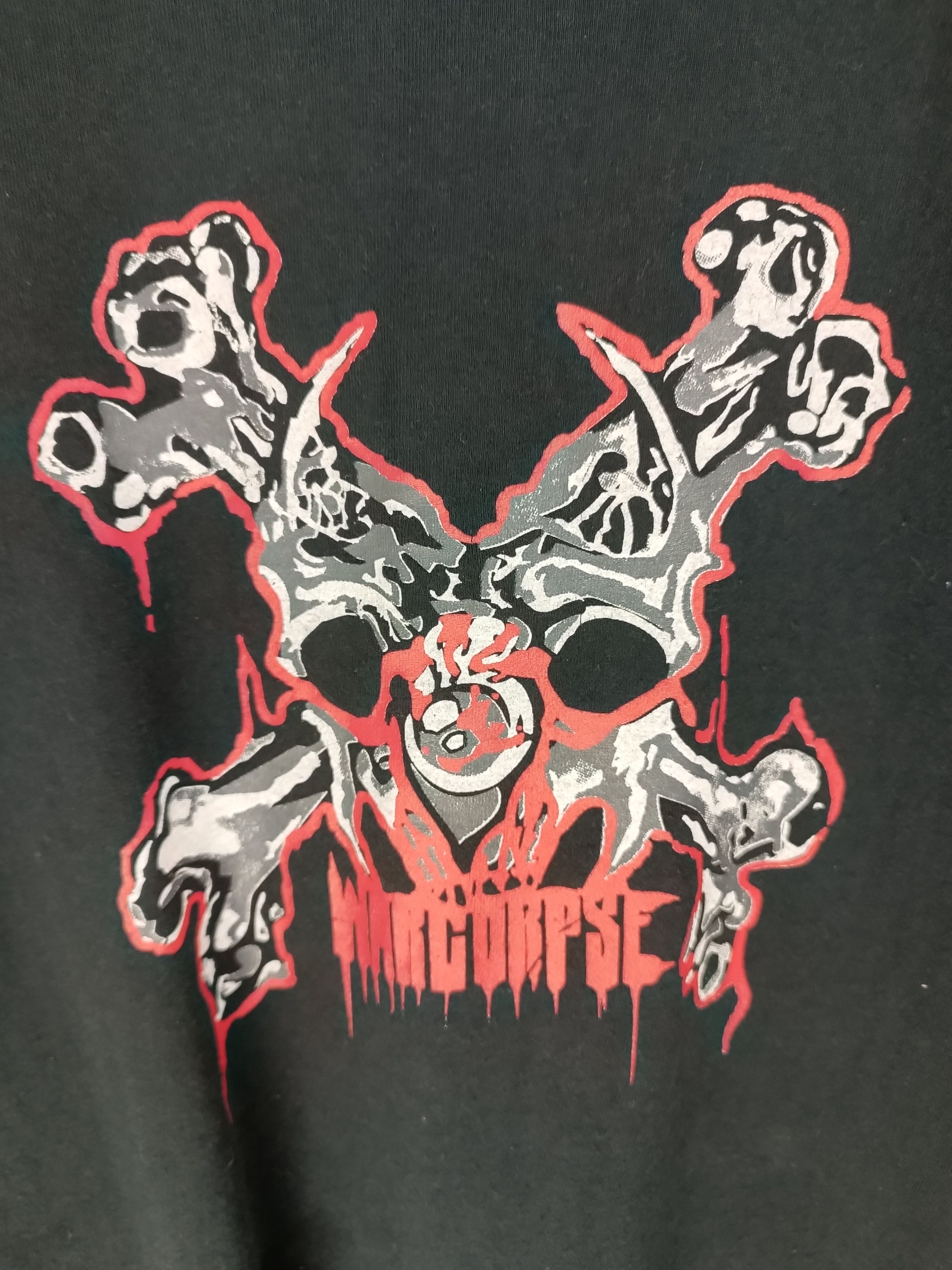 Band Tees VINTAGE WARCORPSE ONE MAN D-BEAT PUNK ROCK TEES Size US XL / EU 56 / 4 - 11 Thumbnail