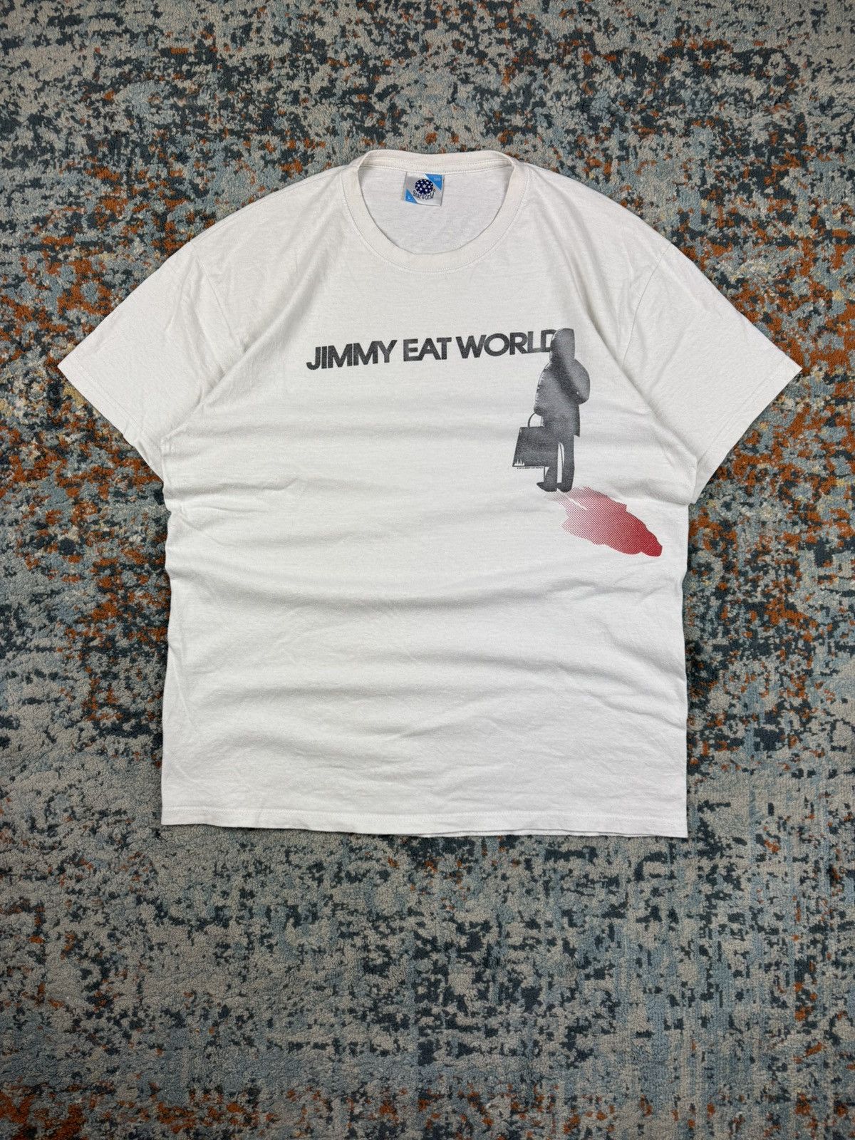 Band Tees × Vintage Rare Vintage 00s Jimmy Eat World graphic band tee Size US L / EU 52-54 / 3 - 1 Thumbnail