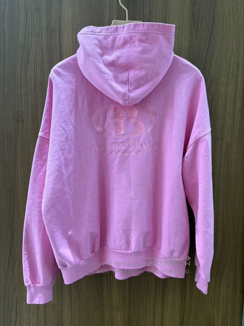 Balenciaga Pink hooded sweatshirt