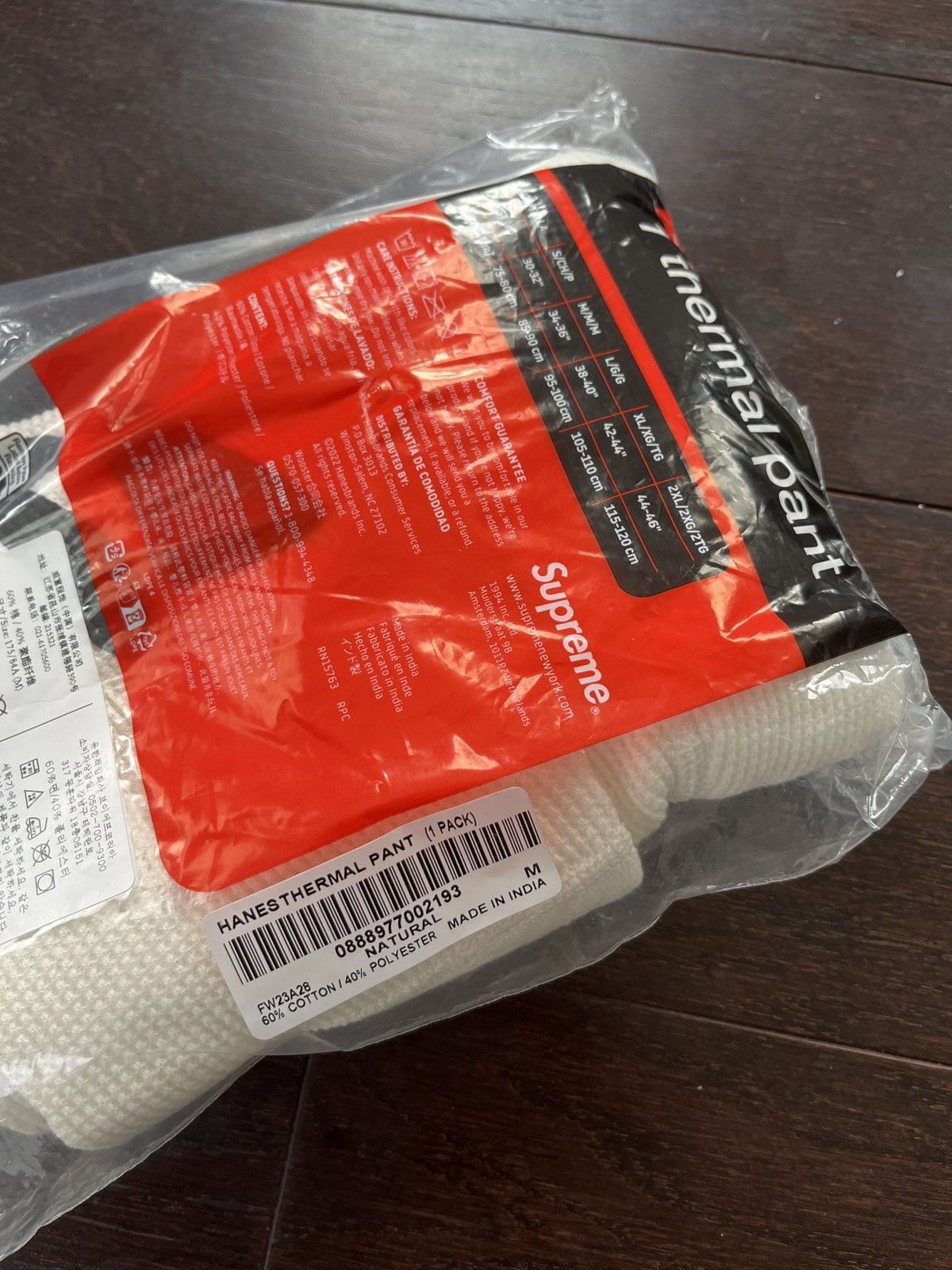 Supreme Supreme Skeleton Thermal Pants M Size 34 - 4 Thumbnail